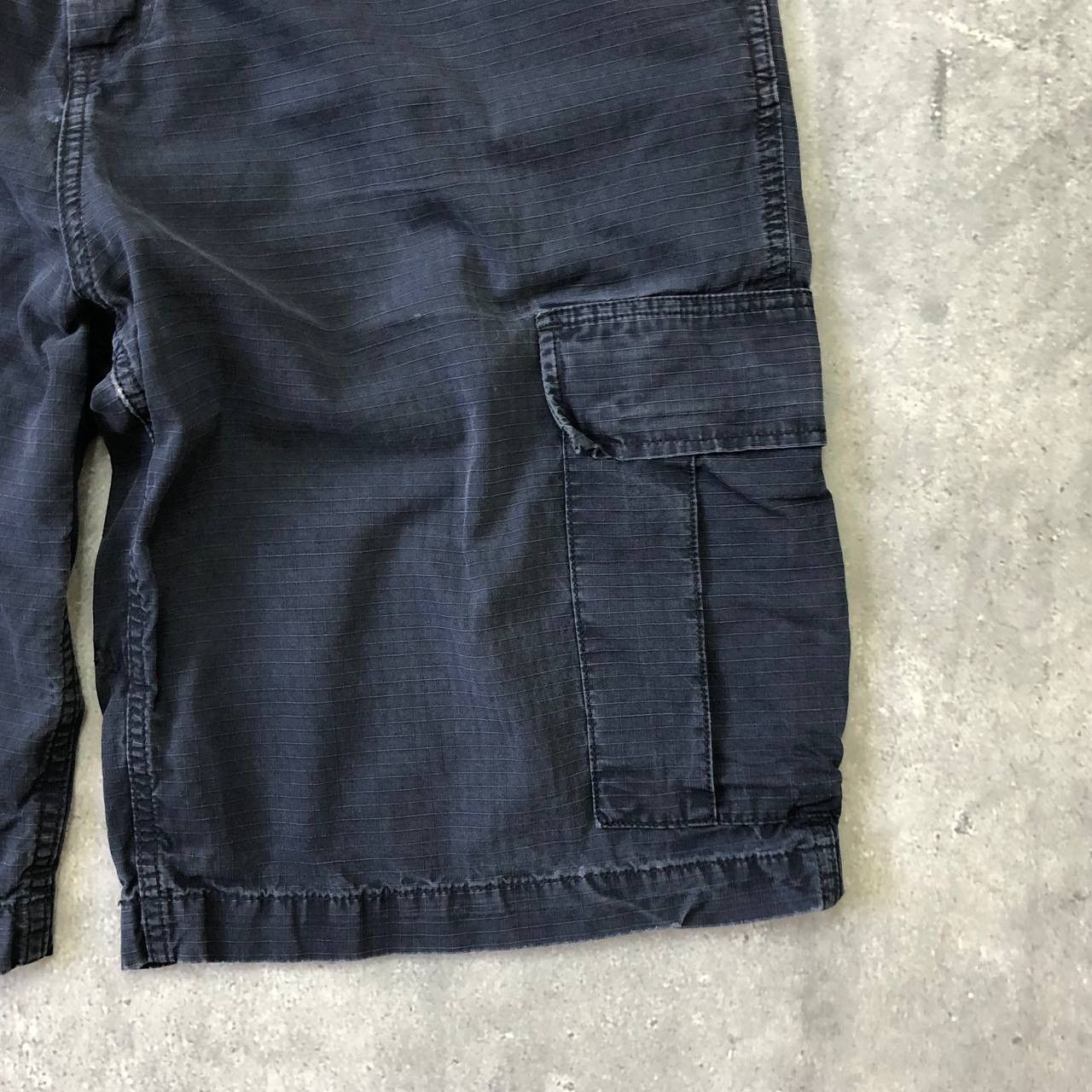 Carhartt Wip Vintage Carhartt Cargo Trashed Shorts Faded Blue Size W40 Size US 40 / EU 56 - 7 Thumbnail