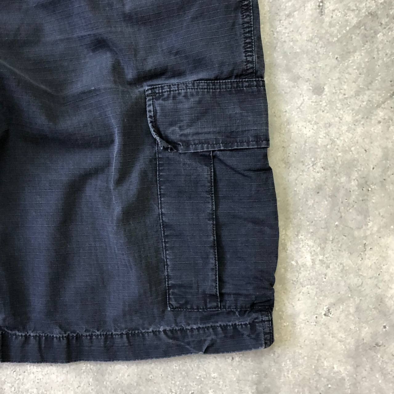 Carhartt Wip Vintage Carhartt Cargo Trashed Shorts Faded Blue Size W40 Size US 40 / EU 56 - 11 Thumbnail