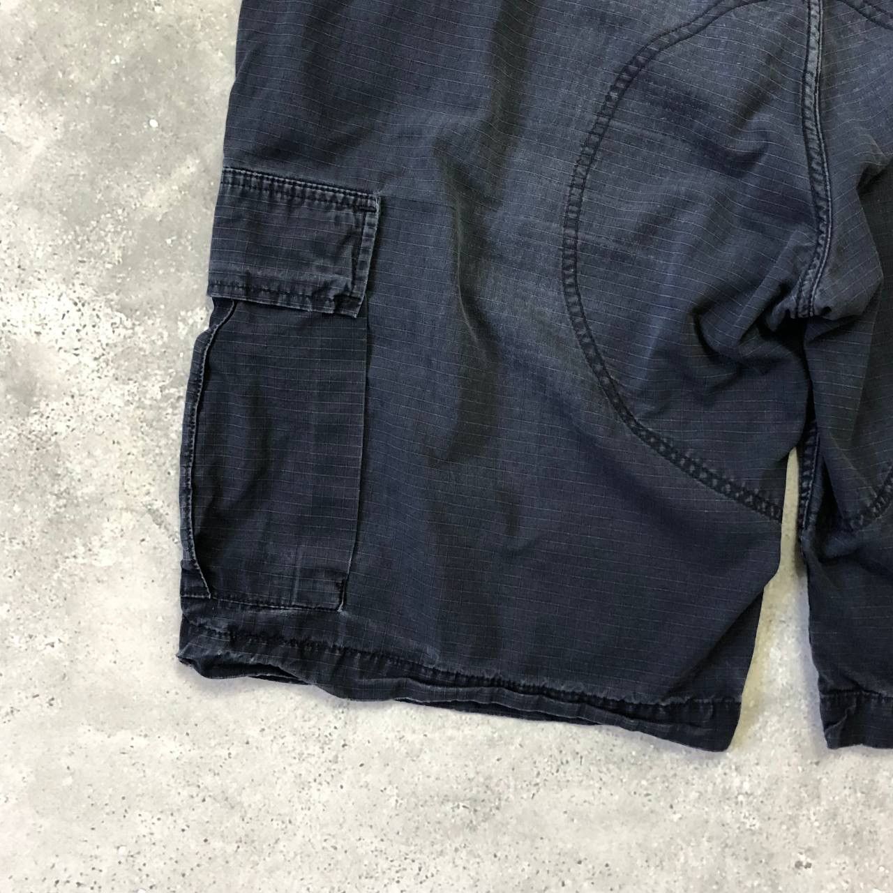 Carhartt Wip Vintage Carhartt Cargo Trashed Shorts Faded Blue Size W40 Size US 40 / EU 56 - 22 Thumbnail