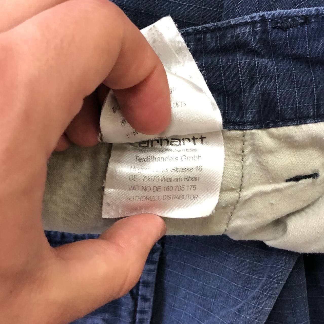 Carhartt Wip Vintage Carhartt Cargo Trashed Shorts Faded Blue Size W40 Size US 40 / EU 56 - 18 Thumbnail