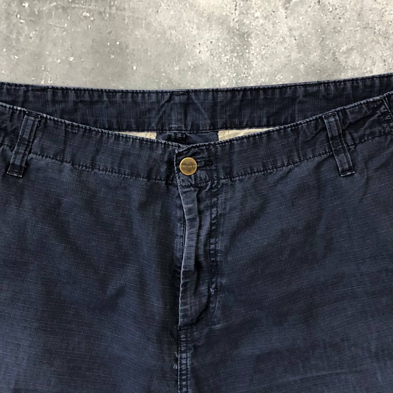 Carhartt Wip Vintage Carhartt Cargo Trashed Shorts Faded Blue Size W40 Size US 40 / EU 56 - 14 Thumbnail