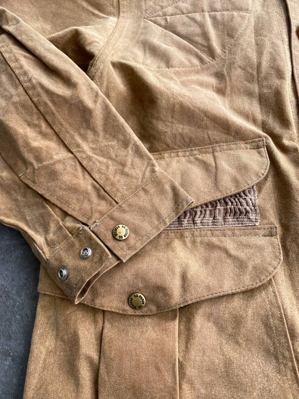 Filson Vintage Filson Waxed Canvas Hunting Tin Cloth Jacket Size US L / EU 52-54 / 3 - 13 Thumbnail