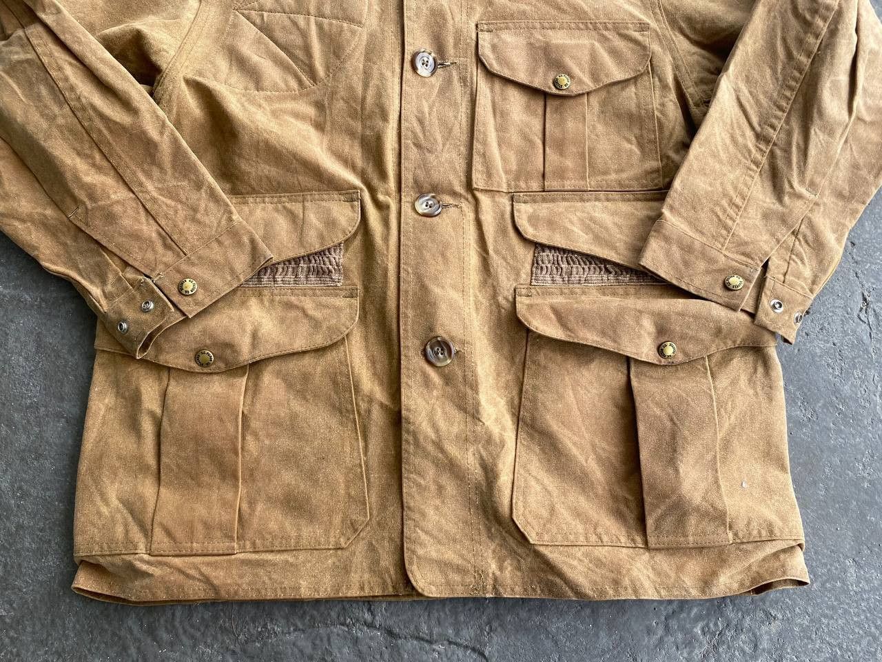 Filson Vintage Filson Waxed Canvas Hunting Tin Cloth Jacket Size US L / EU 52-54 / 3 - 10 Thumbnail
