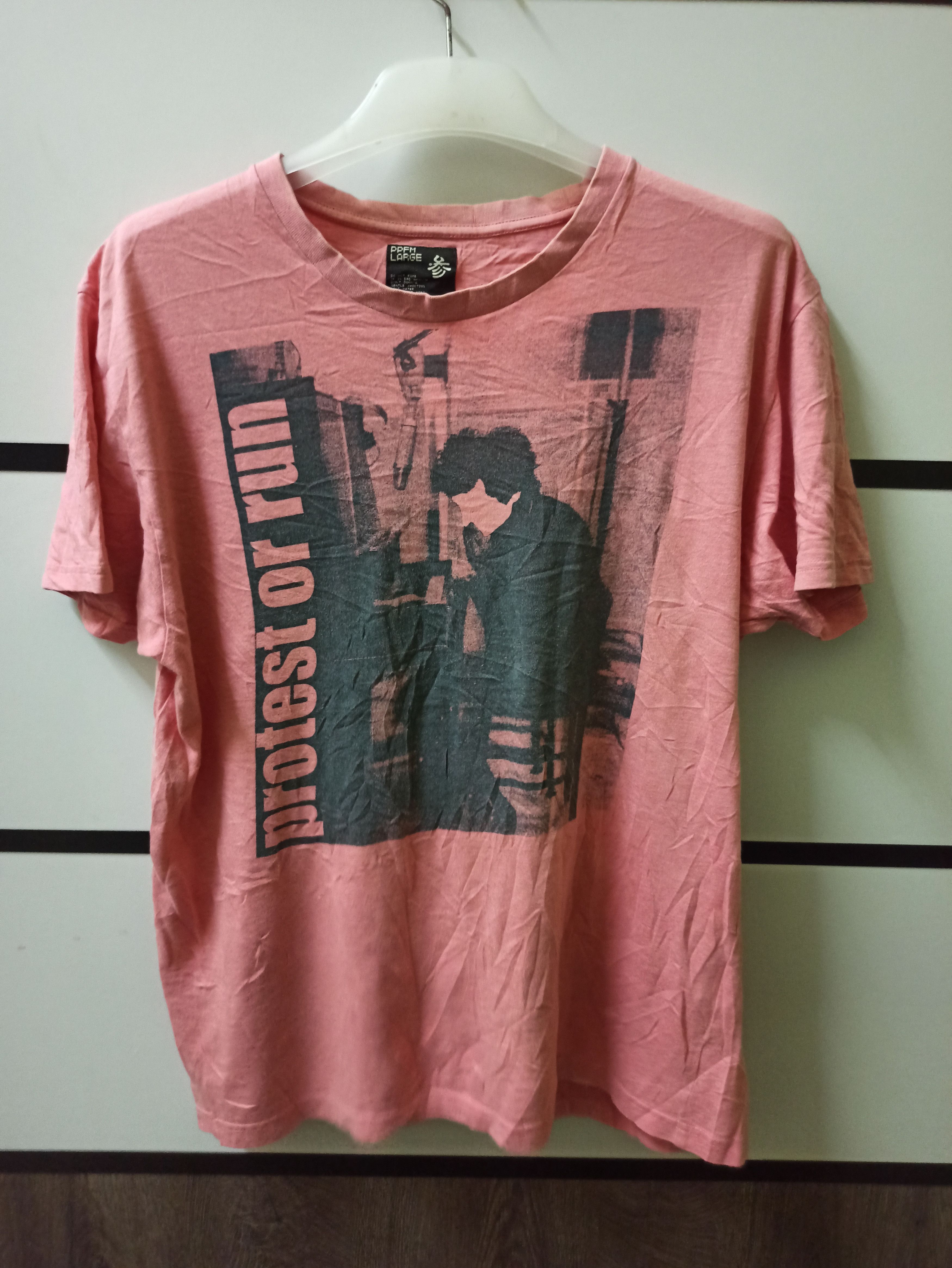 PPFM PPFM PROTES OR RUN T SHIRT Size US M / EU 48-50 / 2 - 1 Thumbnail