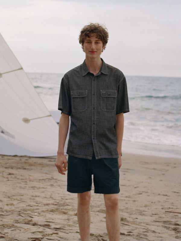 JW Anderson × Uniqlo Small Blue Roll-Up Shorts Sea Chinos Button Strap 29 30 31 Size US 30 / EU 46 - 8 Thumbnail