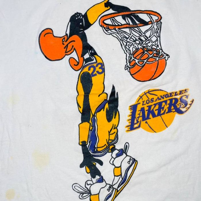Vintage Vintage los angeles lakers daffy duck slam dunk Grailed
