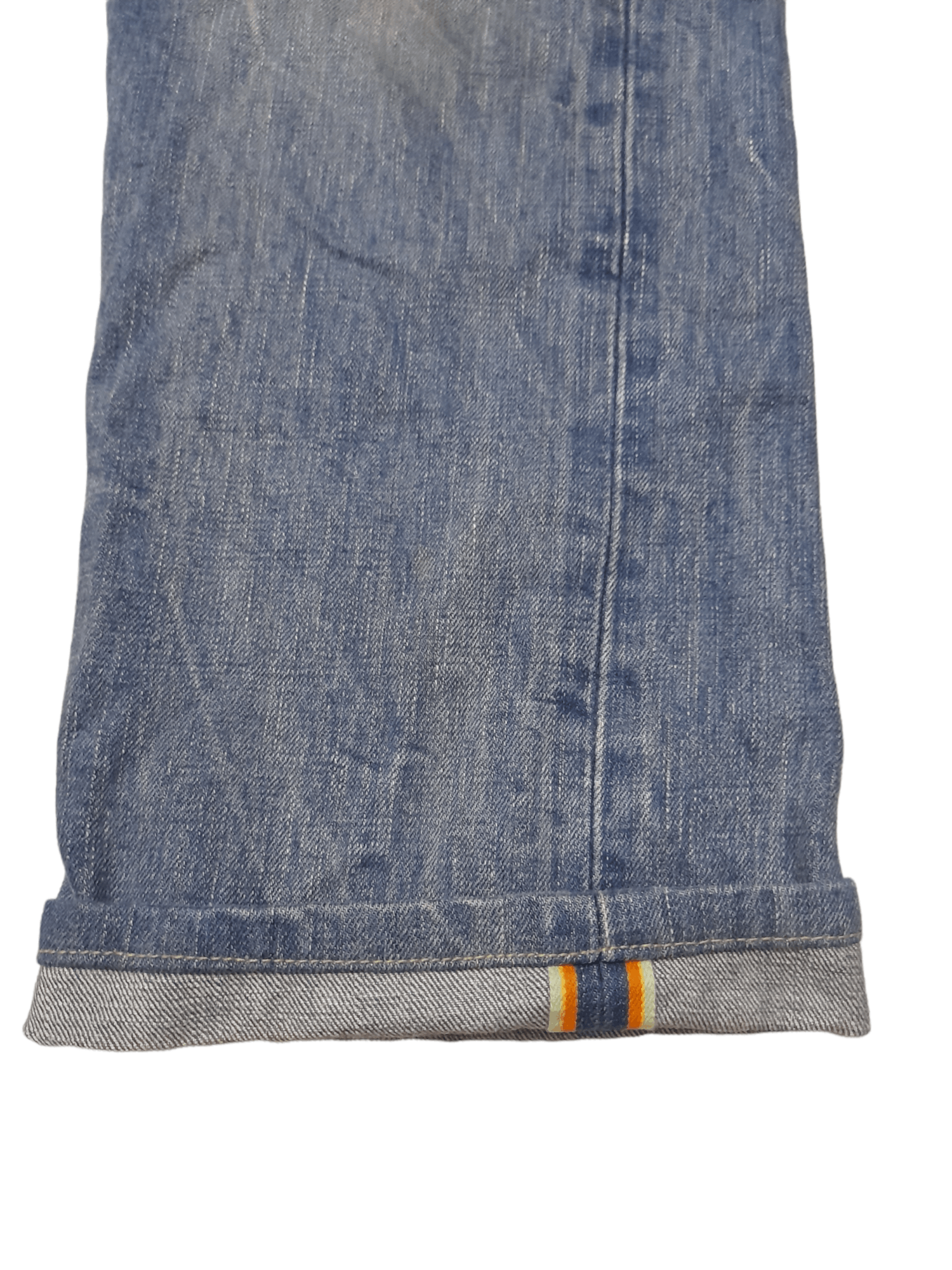 Edwin × Vintage 90s Edwin Rainbow Selvedge 505s Special Denim (E156) Size US 28 / EU 44 - 9 Thumbnail