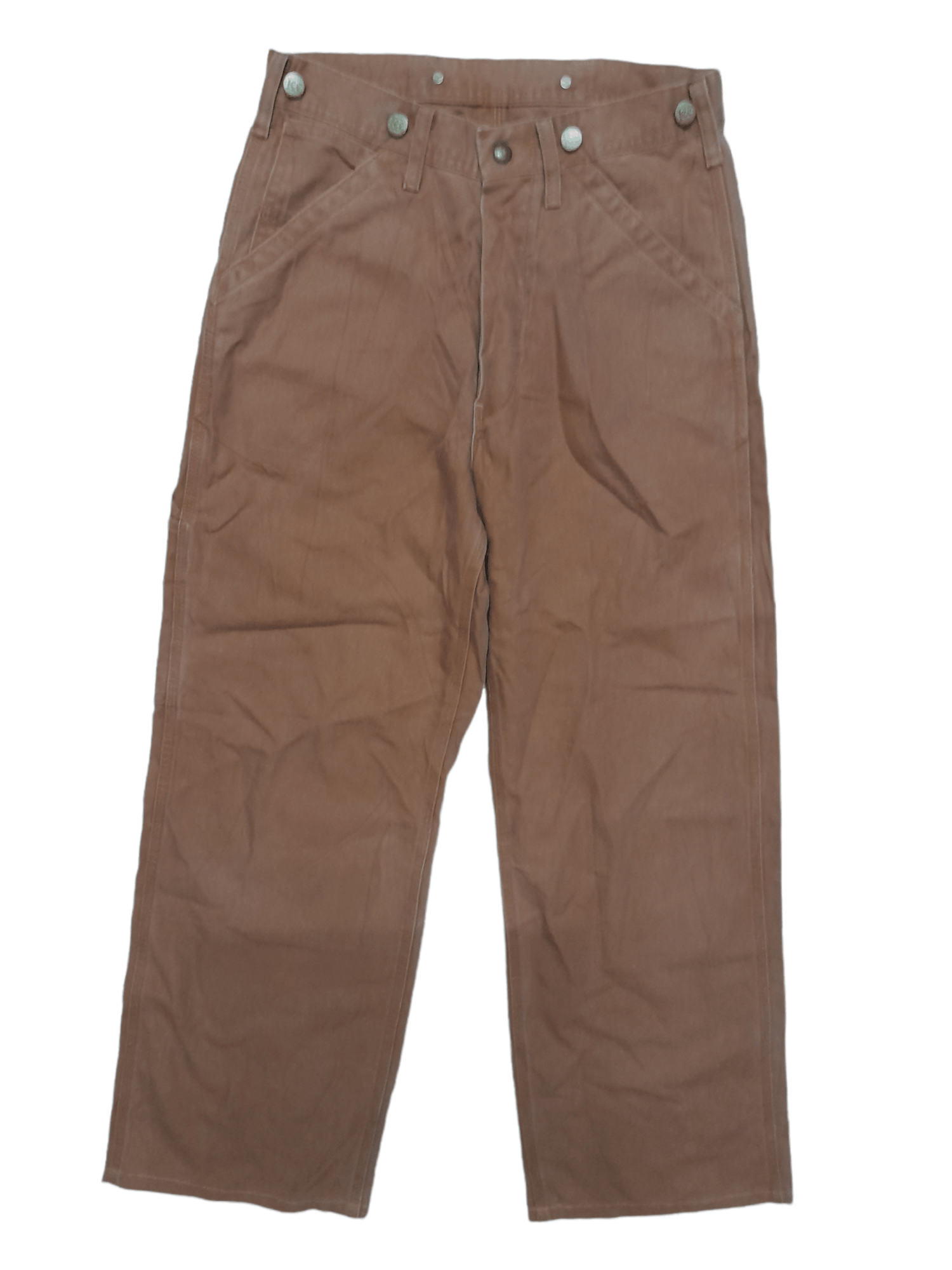 90s LEE Carpenter Duck Canvas Suspender Pant (E155)