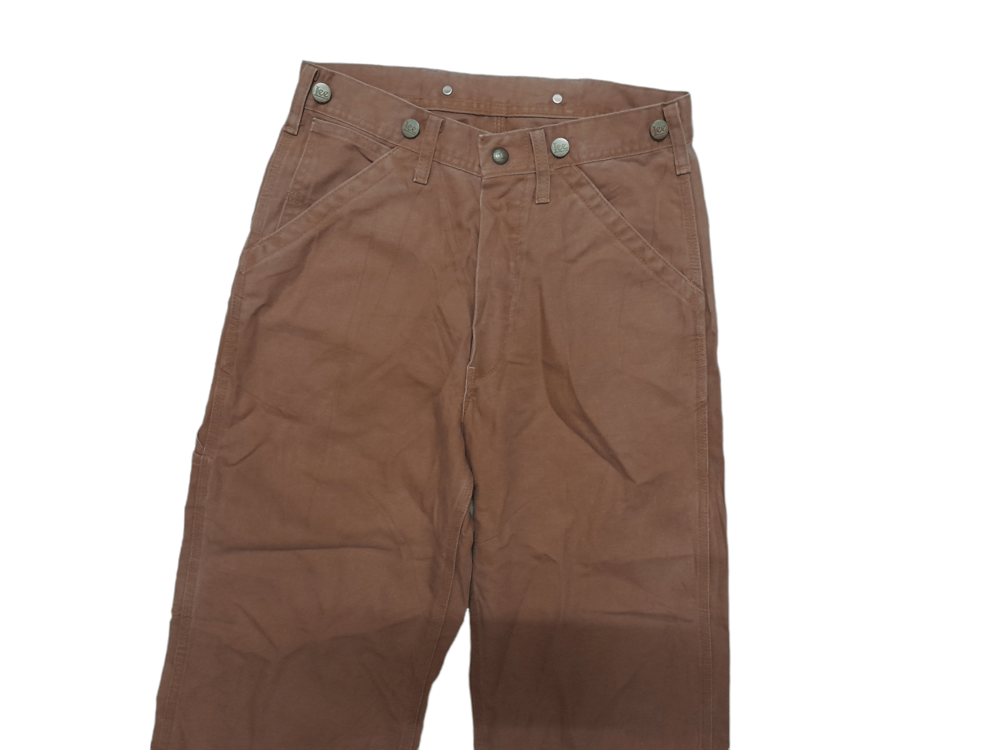 90s LEE Carpenter Duck Canvas Suspender Pant (E155)