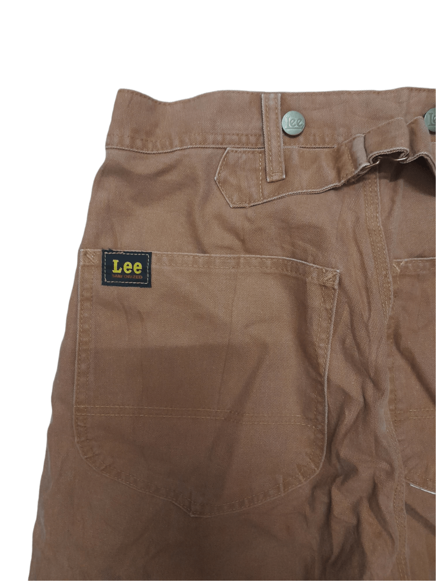 90s LEE Carpenter Duck Canvas Suspender Pant (E155)