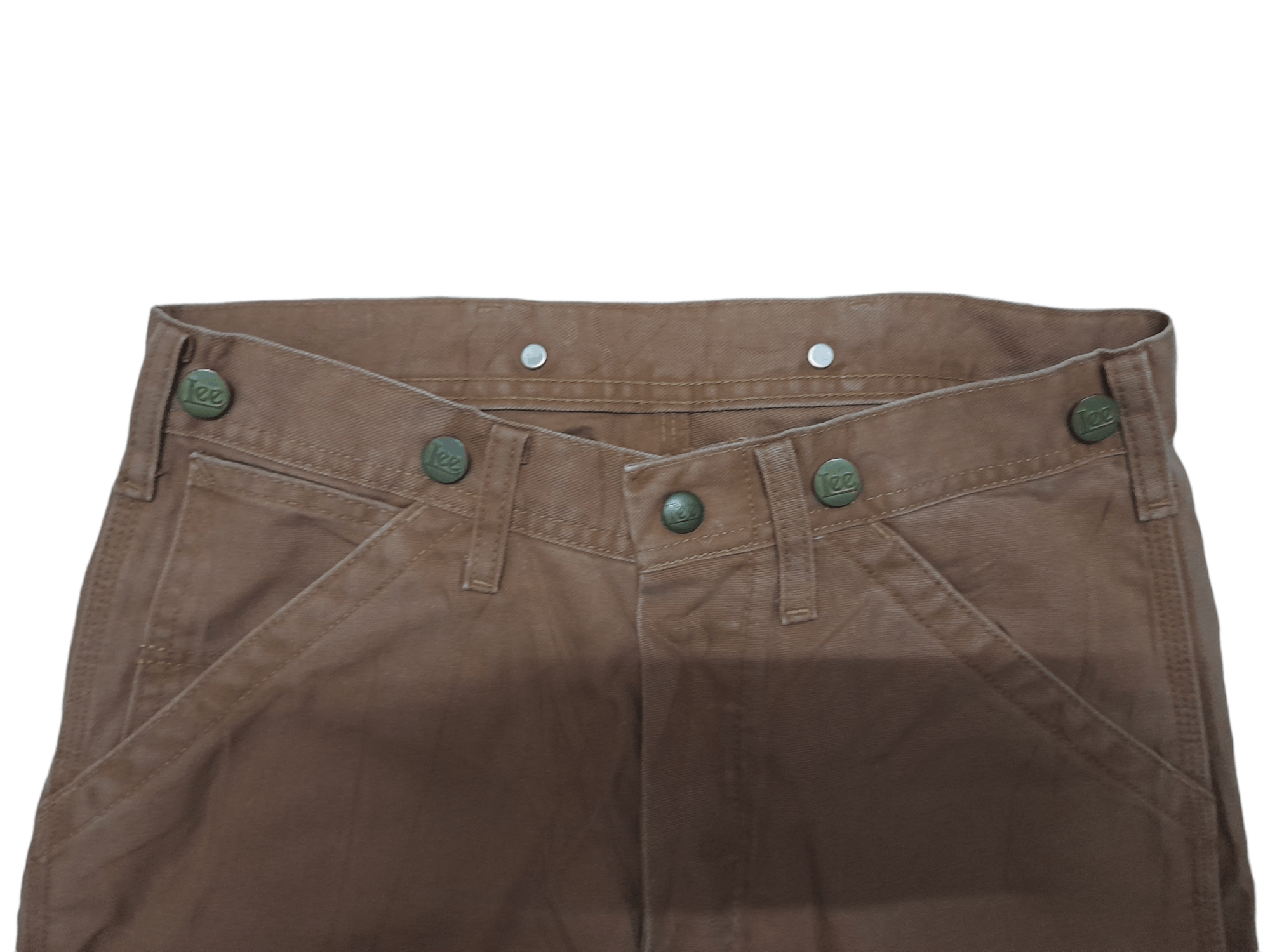 90s LEE Carpenter Duck Canvas Suspender Pant (E155)
