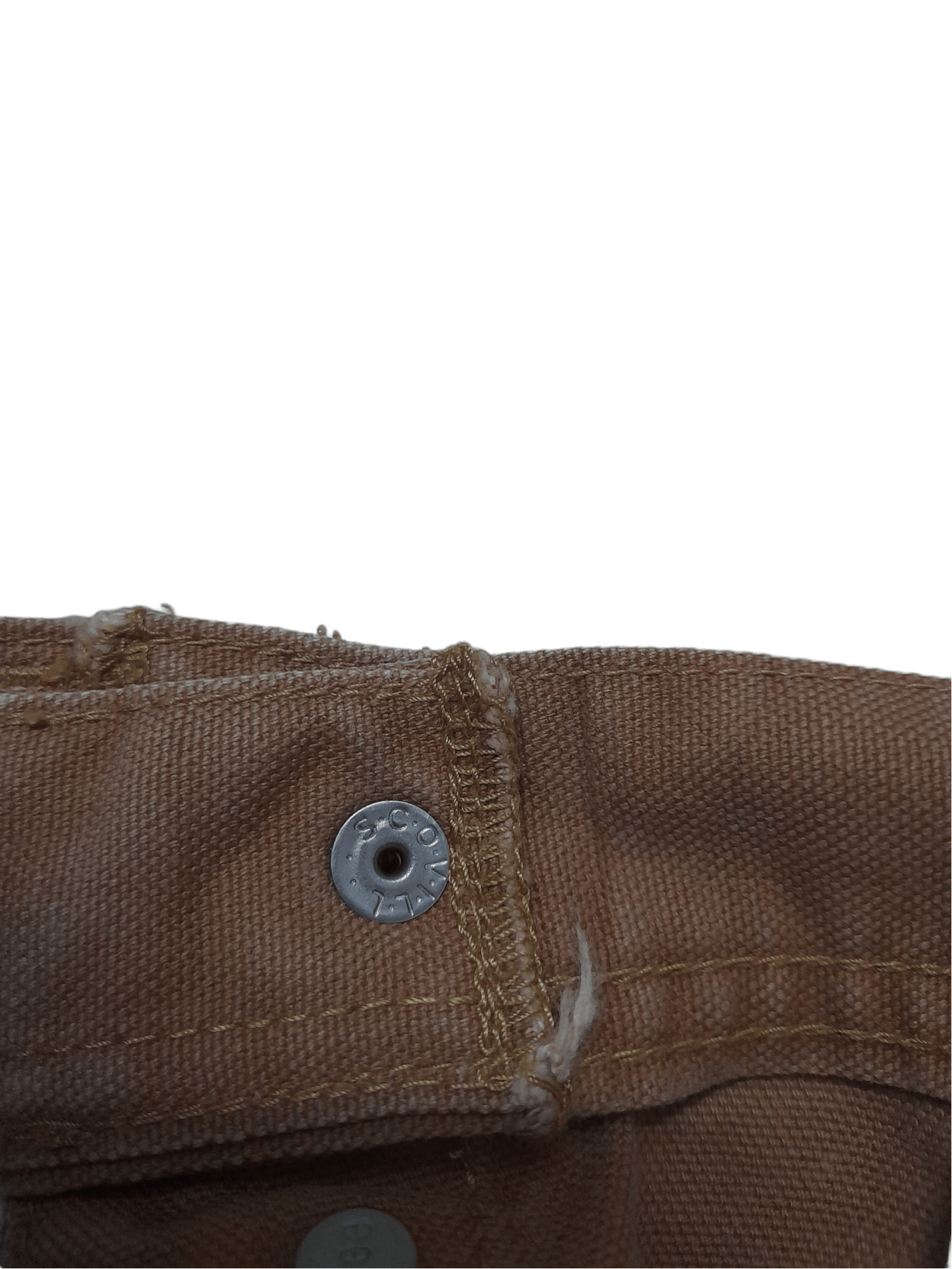 90s LEE Carpenter Duck Canvas Suspender Pant (E155)