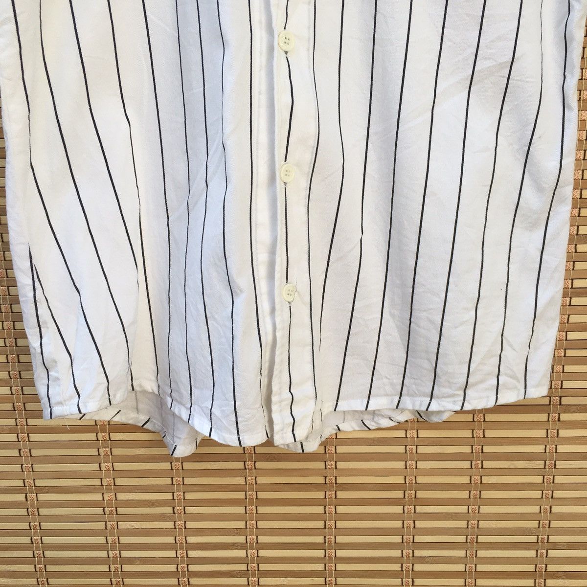 Chalk Line × Vintage Vintage MARINES Stripes Jersey Size US L / EU 52-54 / 3 - 4 Thumbnail