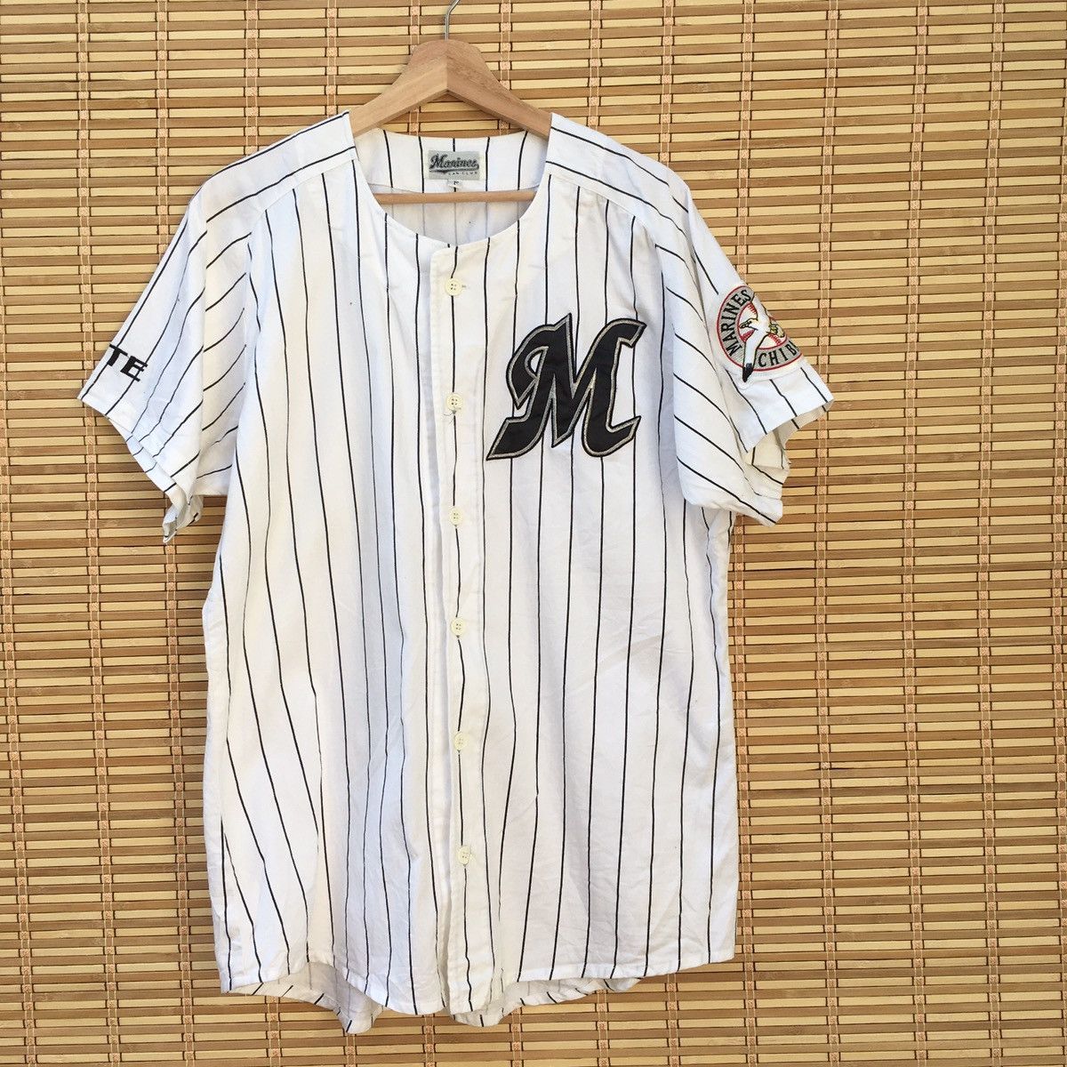 Chalk Line × Vintage Vintage MARINES Stripes Jersey Size US L / EU 52-54 / 3 - 1 Thumbnail
