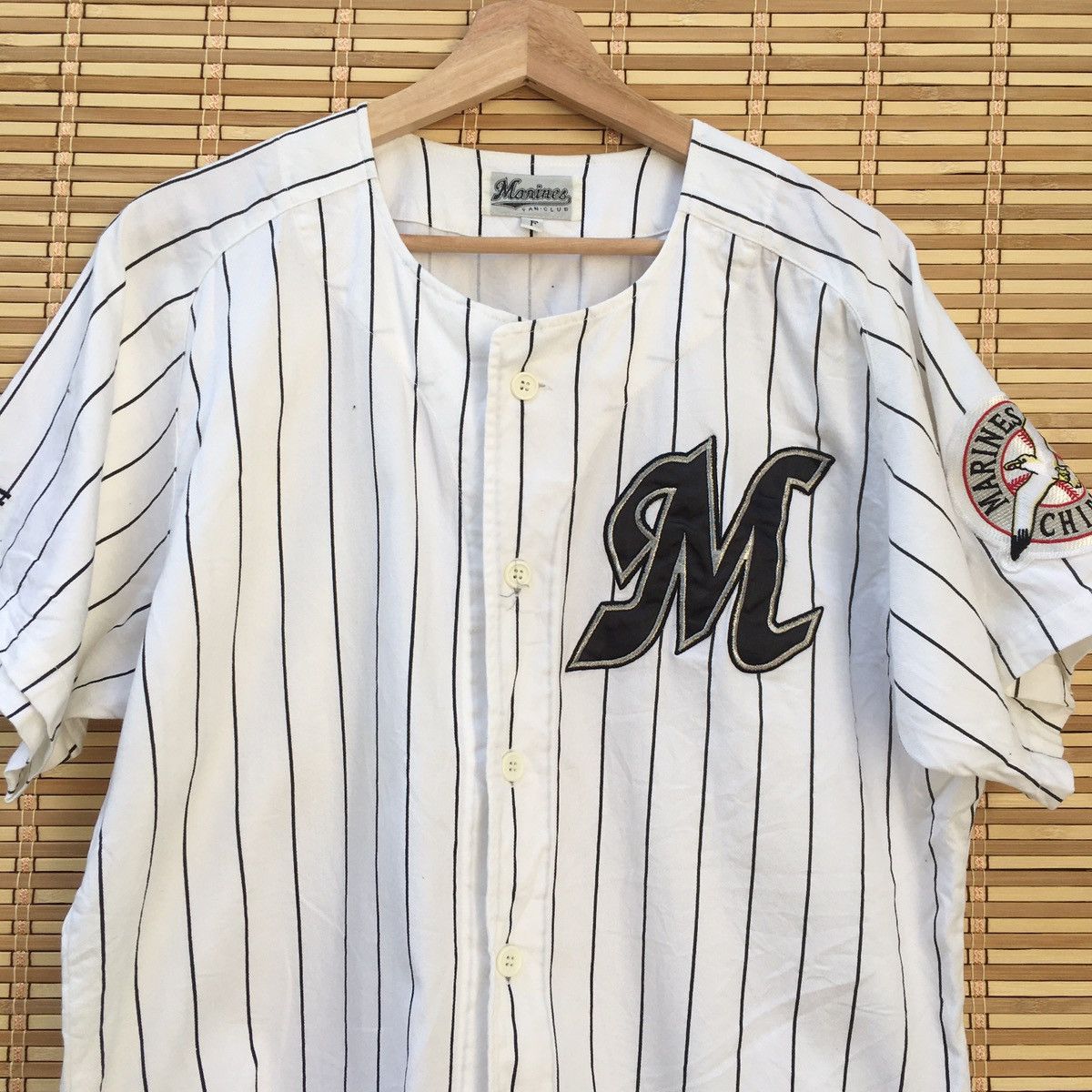 Chalk Line × Vintage Vintage MARINES Stripes Jersey Size US L / EU 52-54 / 3 - 5 Thumbnail
