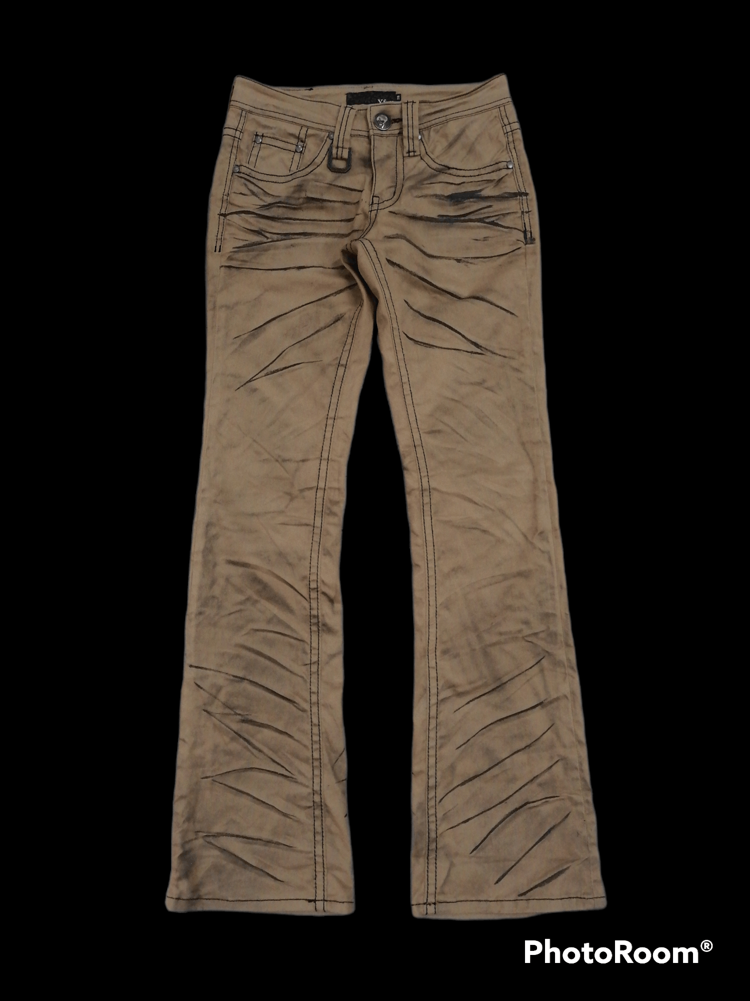 Japanese Brand Flare Jeans Xfrm Smoke Erd Denim Pants Size US 28 / EU 44 - 1 Thumbnail