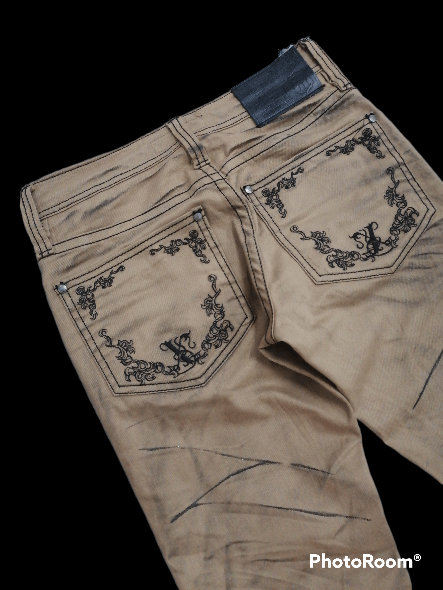 Japanese Brand Flare Jeans Xfrm Smoke Erd Denim Pants Size US 28 / EU 44 - 5 Thumbnail