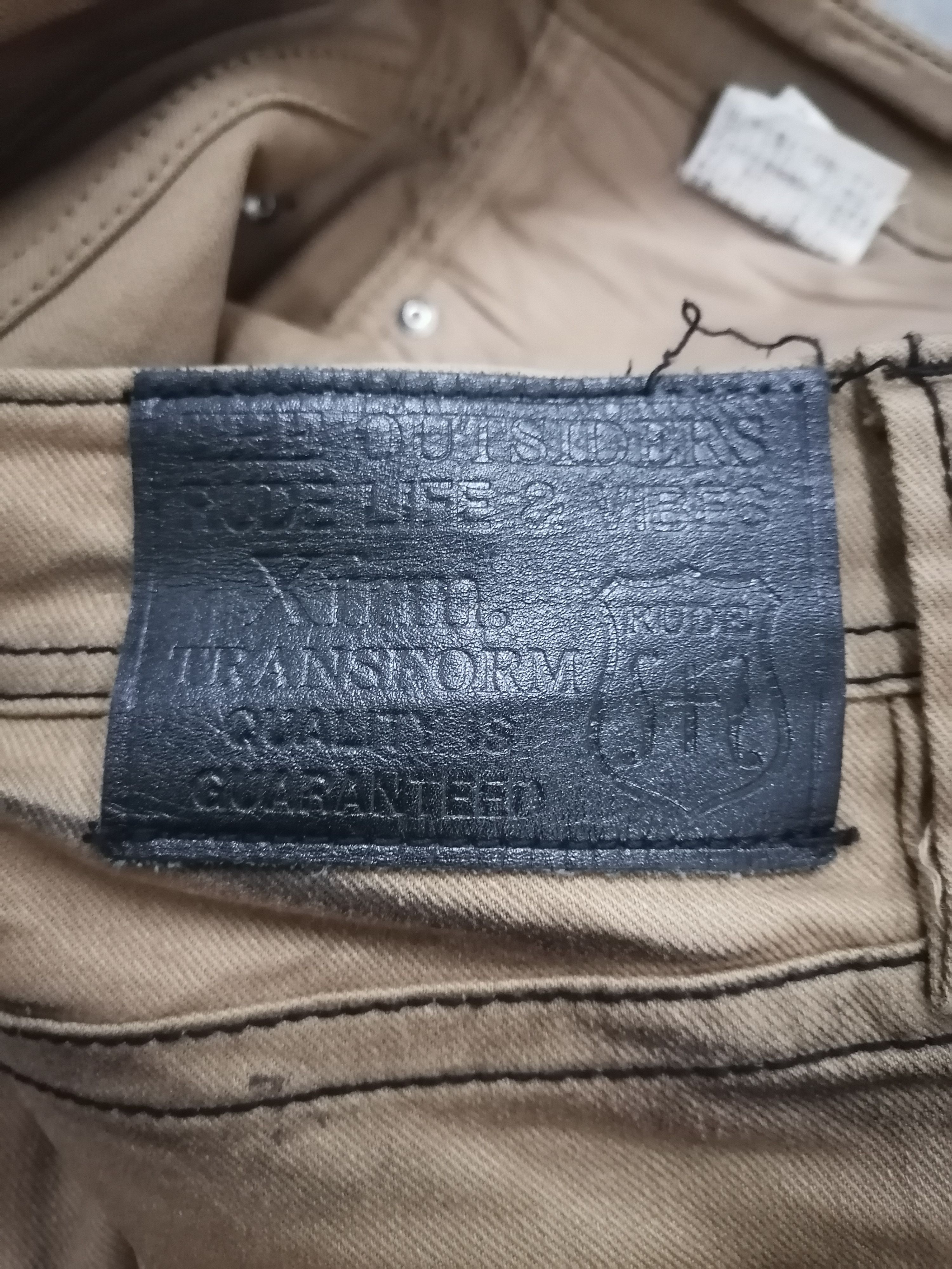 Japanese Brand Flare Jeans Xfrm Smoke Erd Denim Pants Size US 28 / EU 44 - 6 Thumbnail