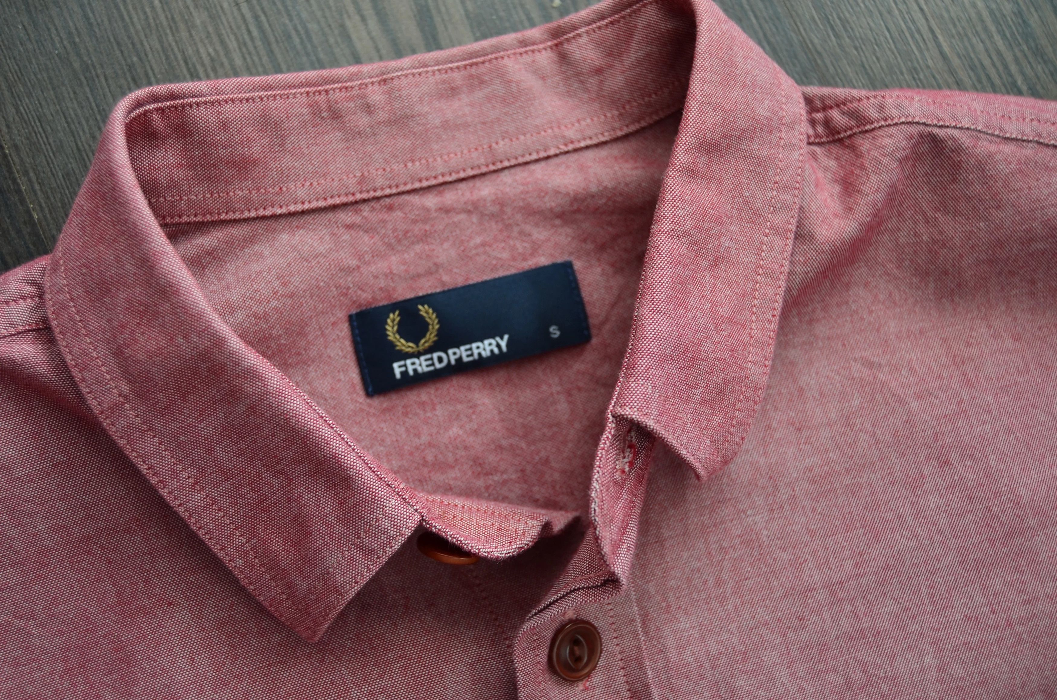 Fred Perry Pink Oxford Button Up Size US S / EU 44-46 / 1 - 5 Thumbnail