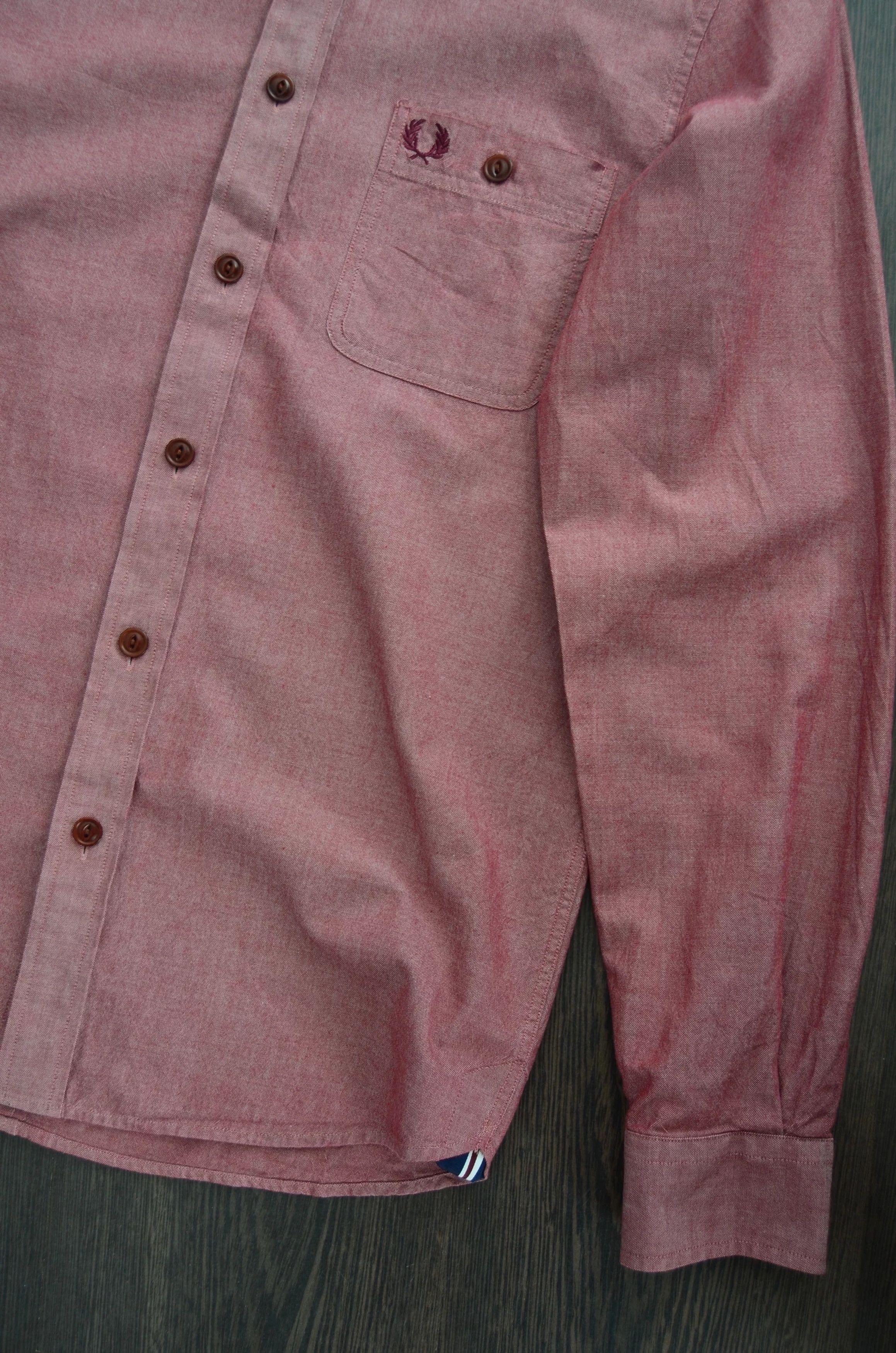 Fred Perry Pink Oxford Button Up Size US S / EU 44-46 / 1 - 8 Thumbnail