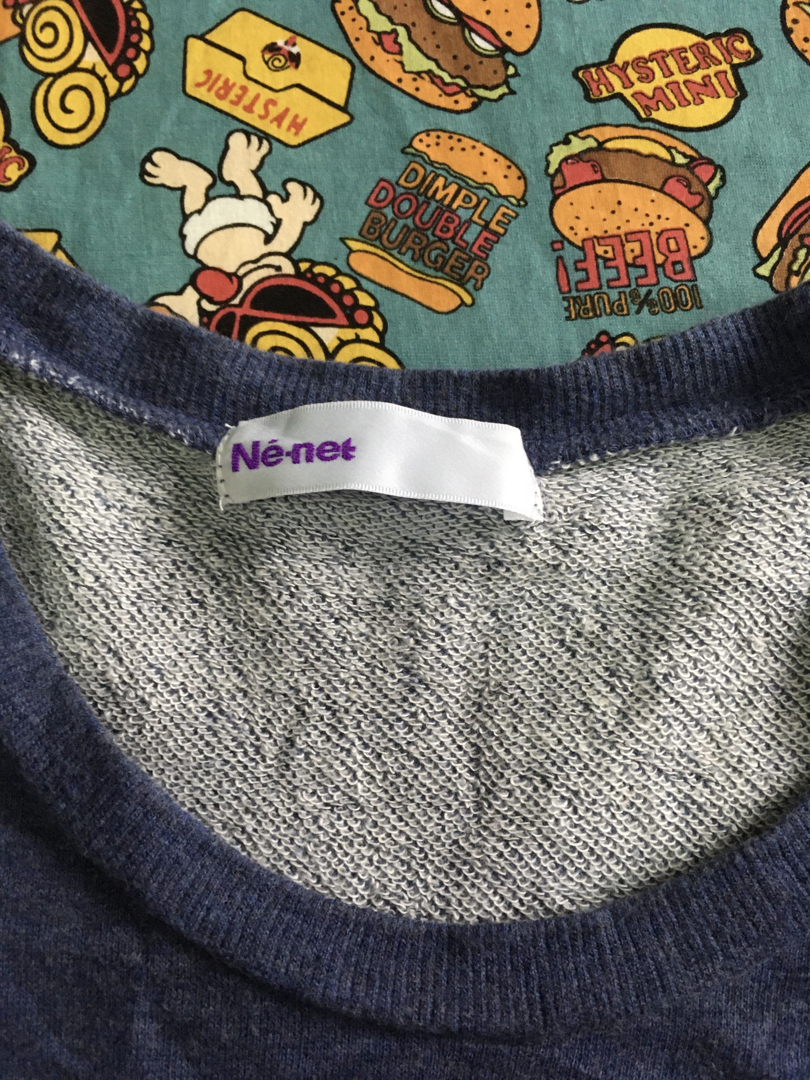 Issey Miyake × Ne-Net Vintage Ne-Net patchwork cat sweatshirt for woman Size US L / EU 52-54 / 3 - 3 Thumbnail