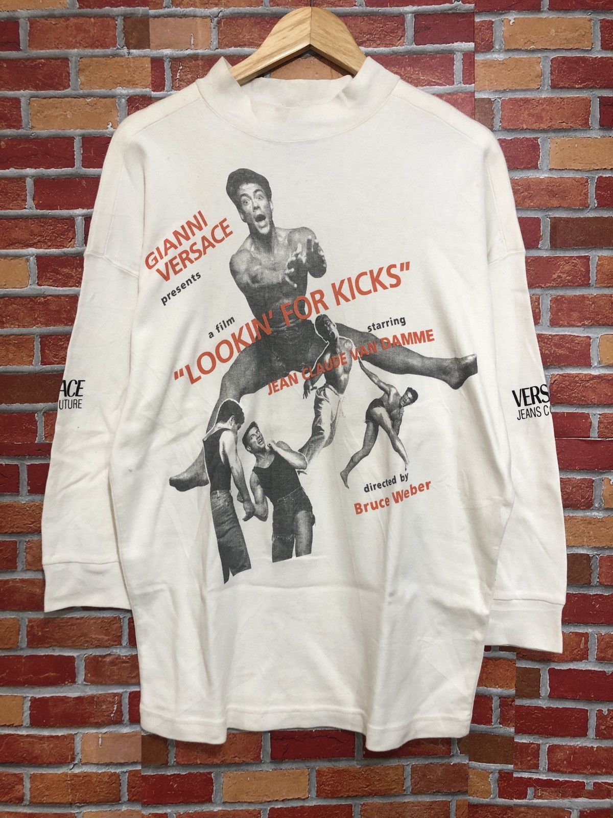 Vintage Gianni Versace Lookin For Kicks Bruce Weber T-Shirt