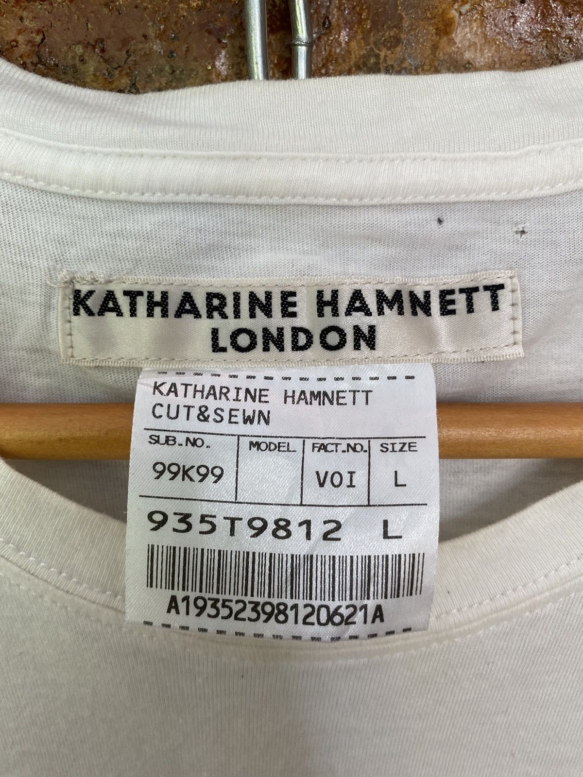 Japanese Brand × Katharine Hamnett London Vtg Hamnett poem tee Size US M / EU 48-50 / 2 - 7 Thumbnail