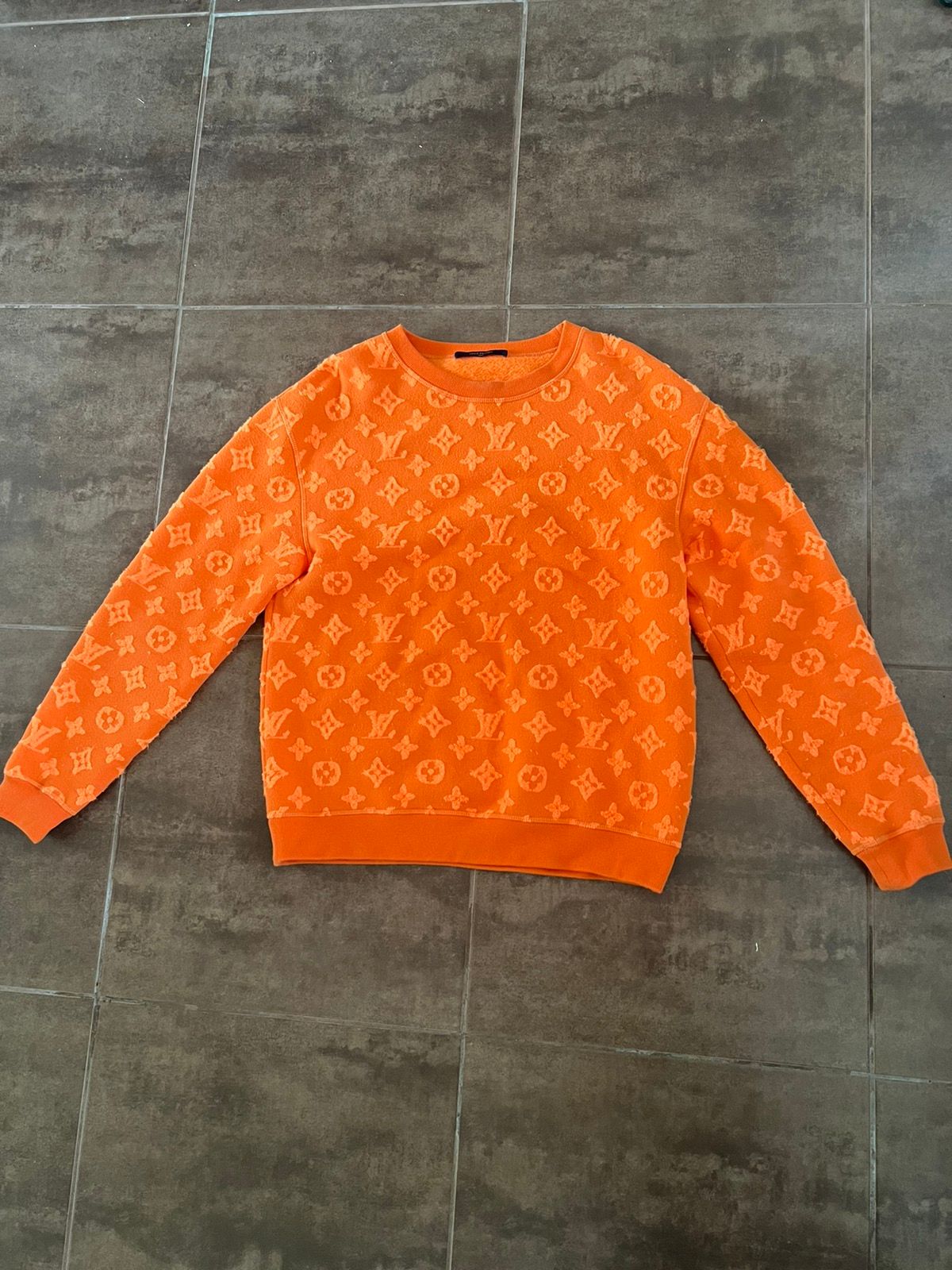 Louis Vuitton Louis Vuitton Orange Monogram Sweater
