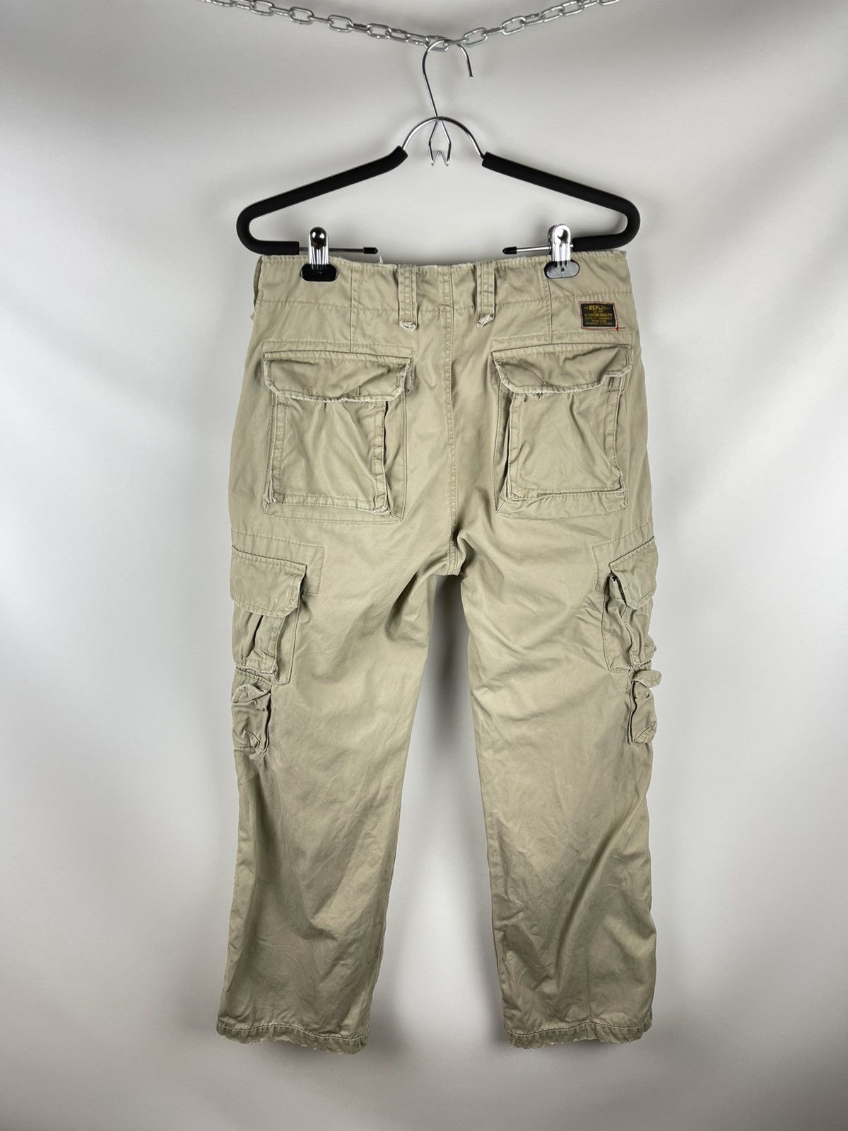Replay Replay Hi-Tested distressed cargo pants travis Scott style Size US 29 - 10 Thumbnail