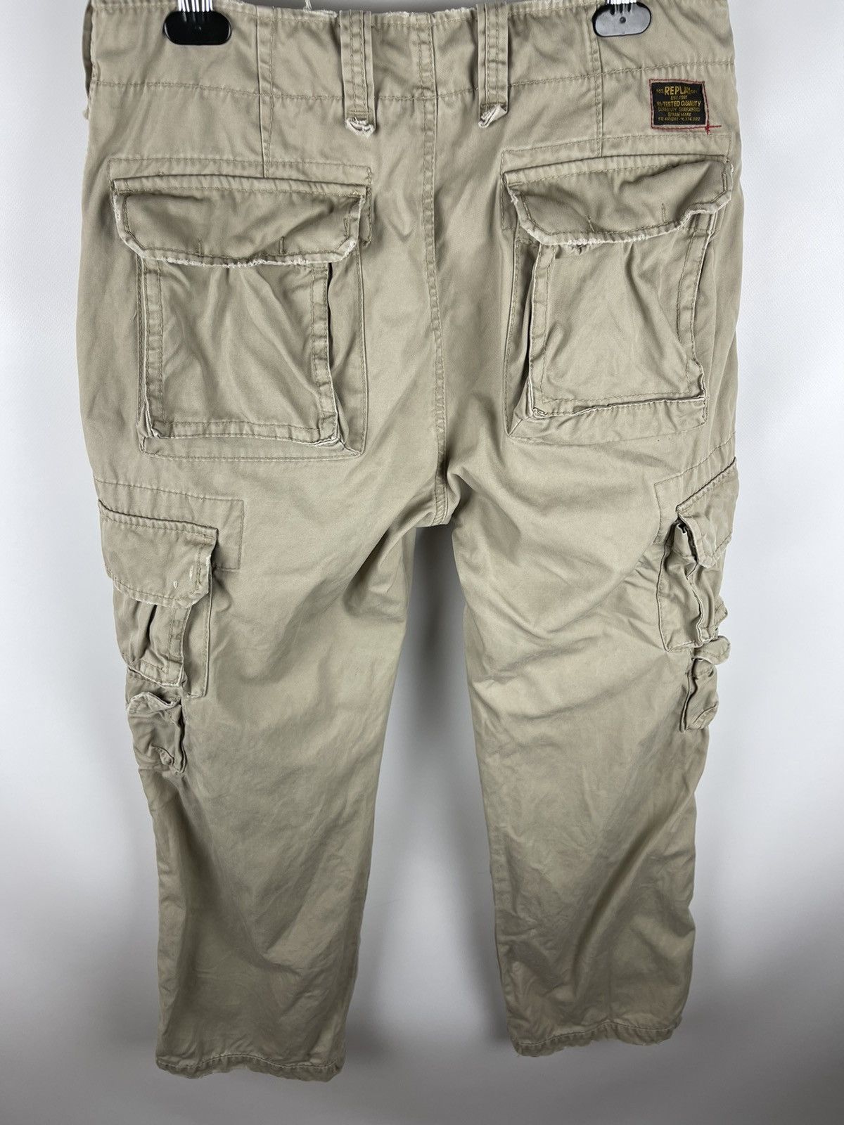 Replay Replay Hi-Tested distressed cargo pants travis Scott style Size US 29 - 12 Thumbnail