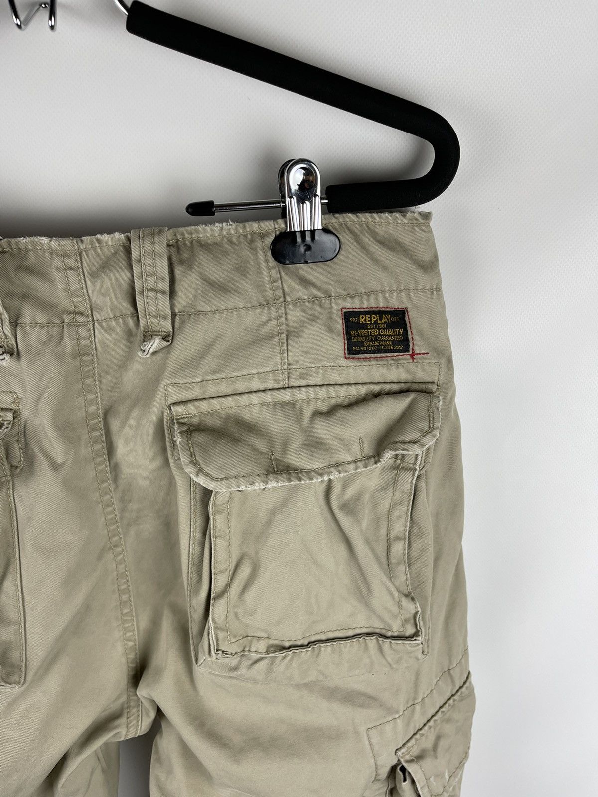 Replay Replay Hi-Tested distressed cargo pants travis Scott style Size US 29 - 11 Thumbnail