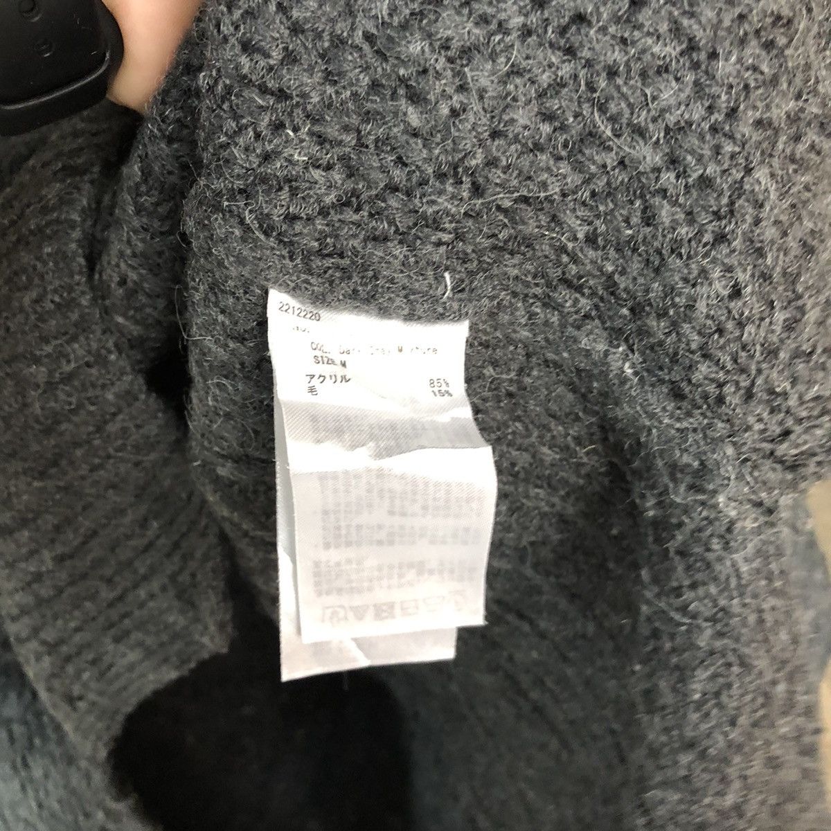 Aran Isles Knitwear × Japanese Brand American Holic Grey aran isle cable Knitwear #6823 Size US M / EU 48-50 / 2 - 8 Thumbnail