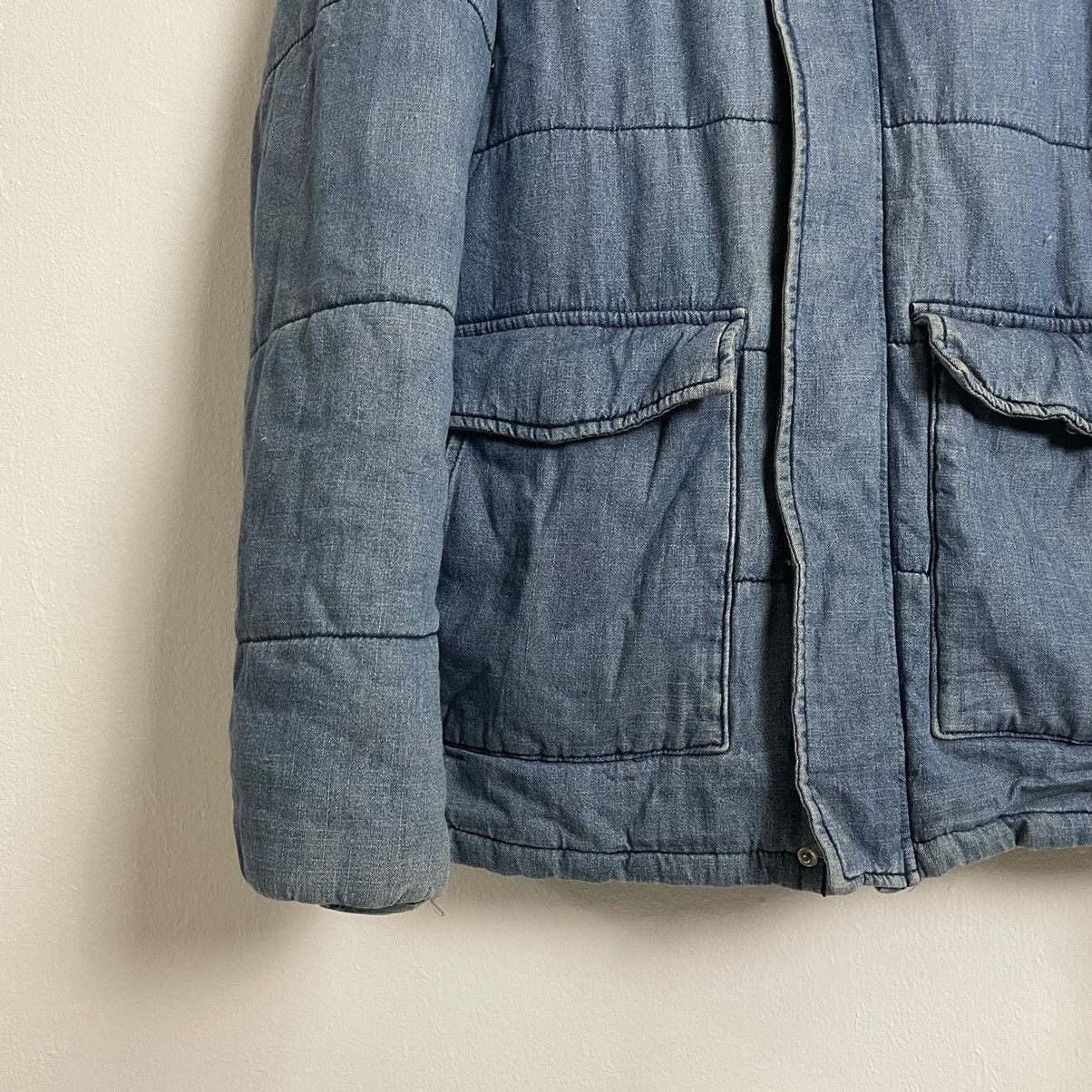 Japanese Brand Vintage Titicaca Aztex Navajo Style Hoodie Denim Jacket Size US L / EU 52-54 / 3 - 2 Thumbnail