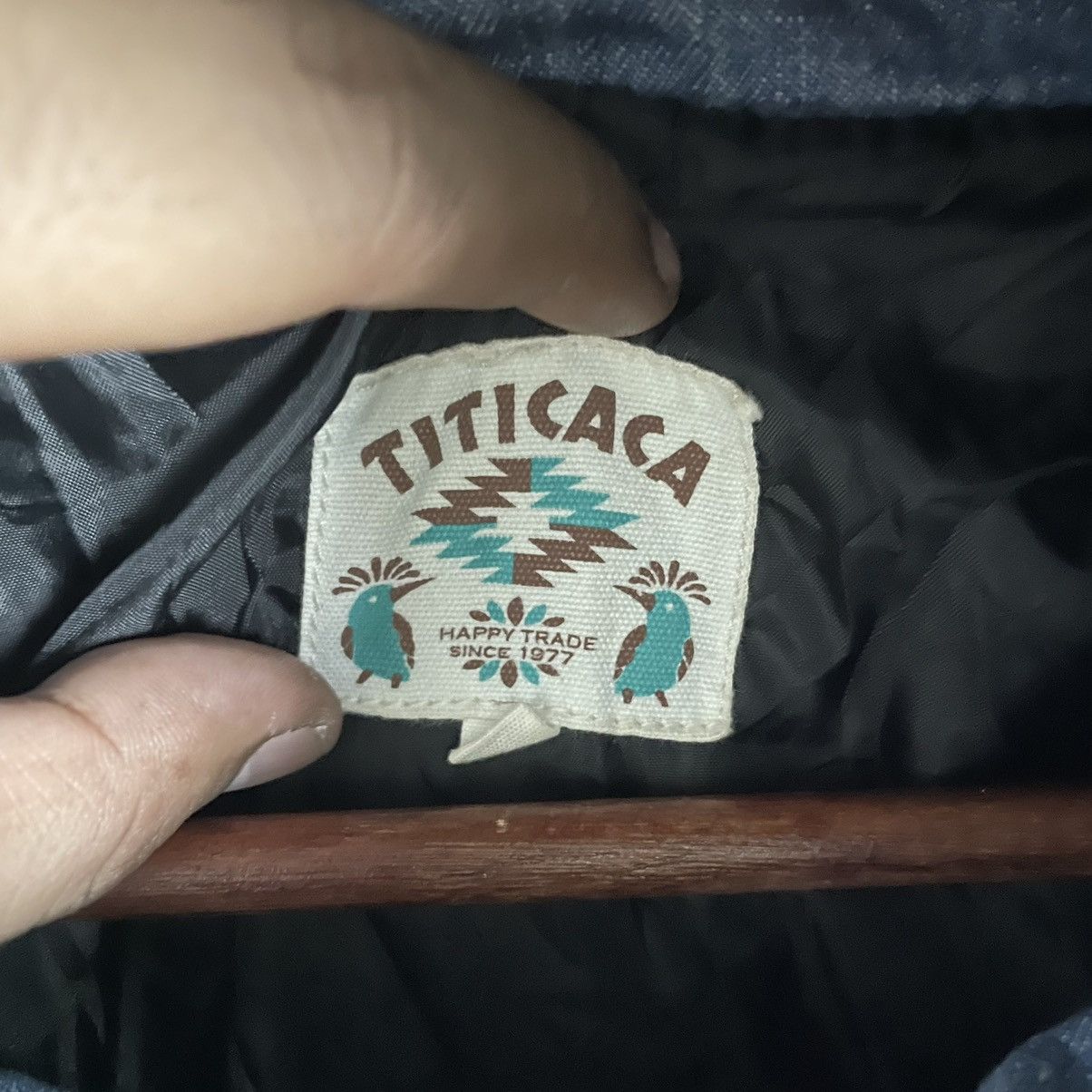 Japanese Brand Vintage Titicaca Aztex Navajo Style Hoodie Denim Jacket Size US L / EU 52-54 / 3 - 5 Thumbnail