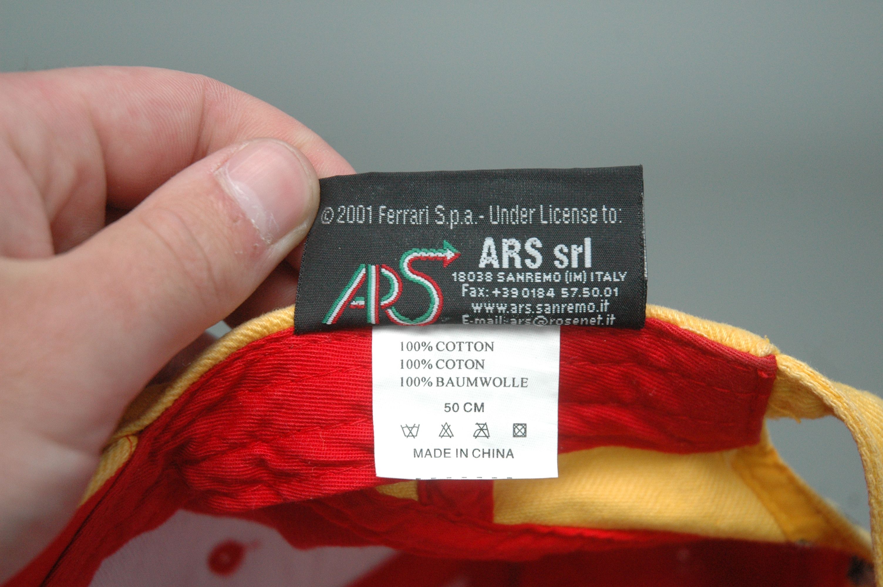 Ferrari 2001 Vintage FERRARI Formula 1 Racing Cap Size ONE SIZE - 7 Thumbnail