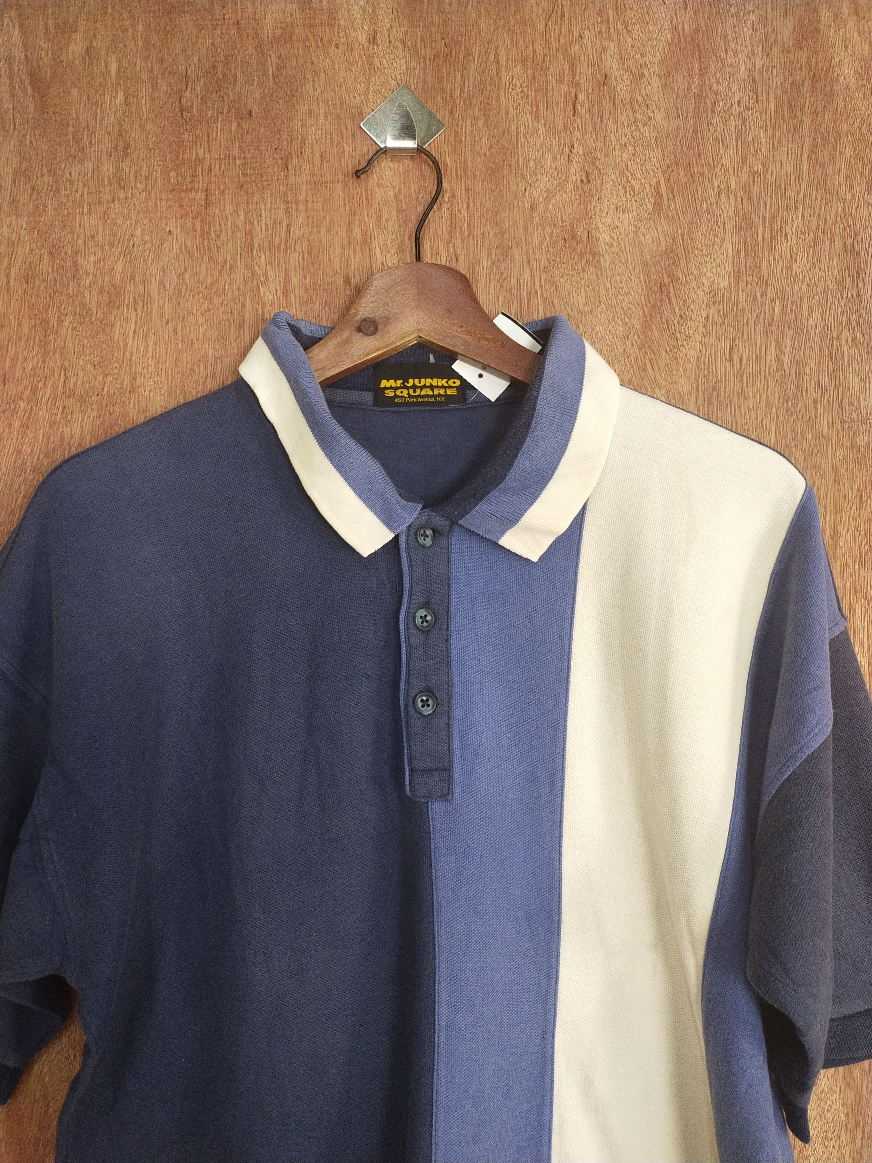 Mr. Junko Mr. Junko Square dark blue shirt #S011 Size US M / EU 48-50 / 2 - 2 Thumbnail