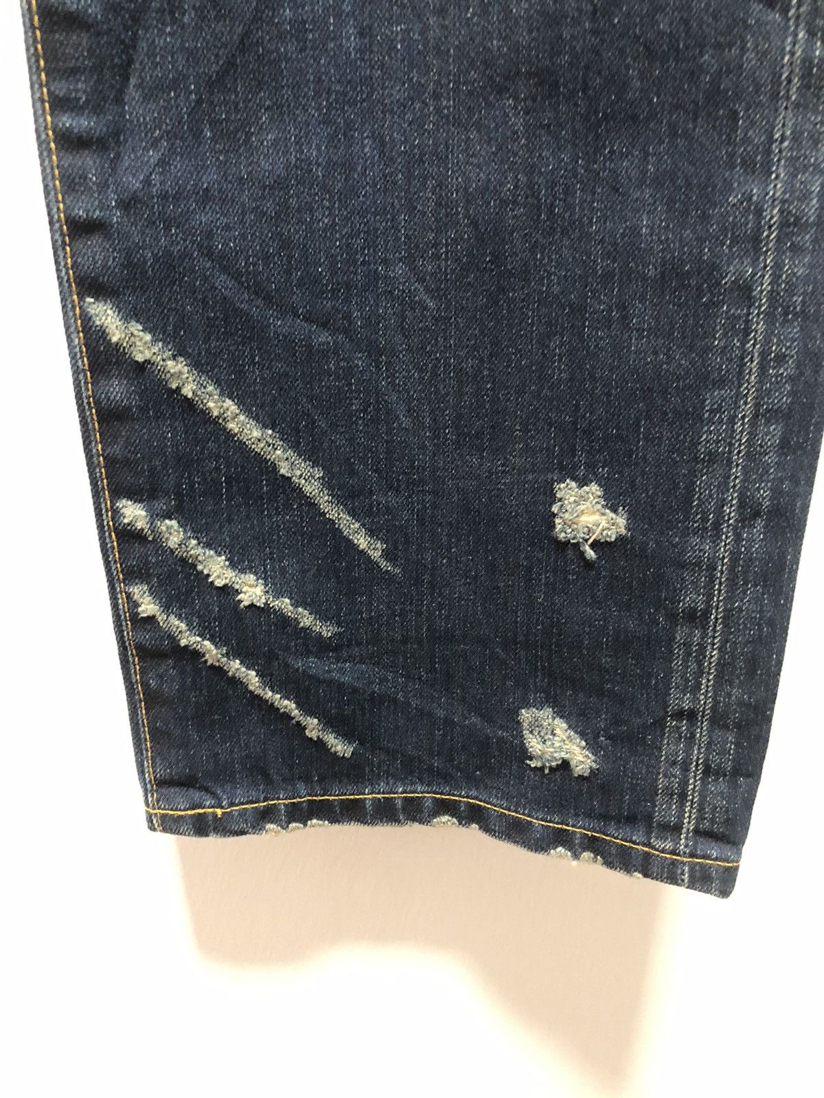 Issey Miyake × Japanese Brand SUNAOKUWAHARA Denim Pants Distressed Japan Issey Size US 31 - 3 Thumbnail