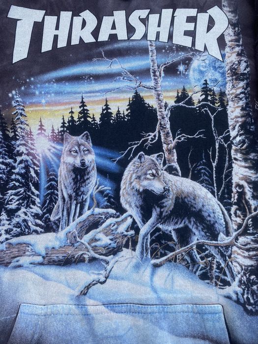 Thrasher 13 wolves online hoodie