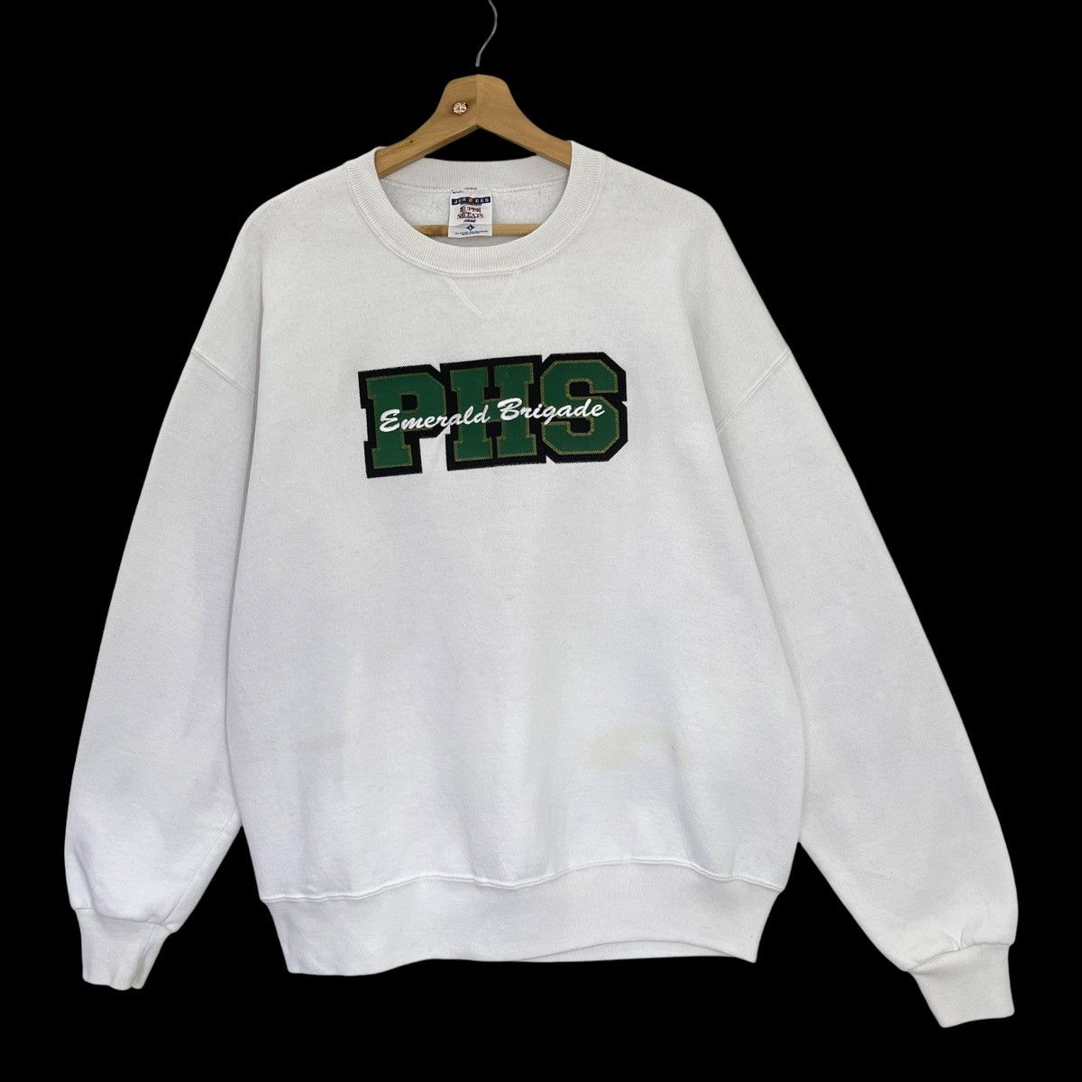 Vintage 90s Poway High School Emerald Brigade Crewneck Sweatshirt Size US L / EU 52-54 / 3 - 3 Thumbnail