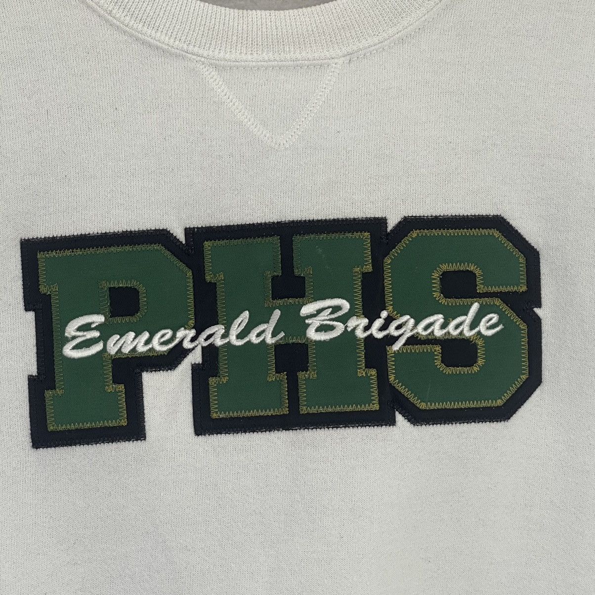 Vintage 90s Poway High School Emerald Brigade Crewneck Sweatshirt Size US L / EU 52-54 / 3 - 5 Thumbnail