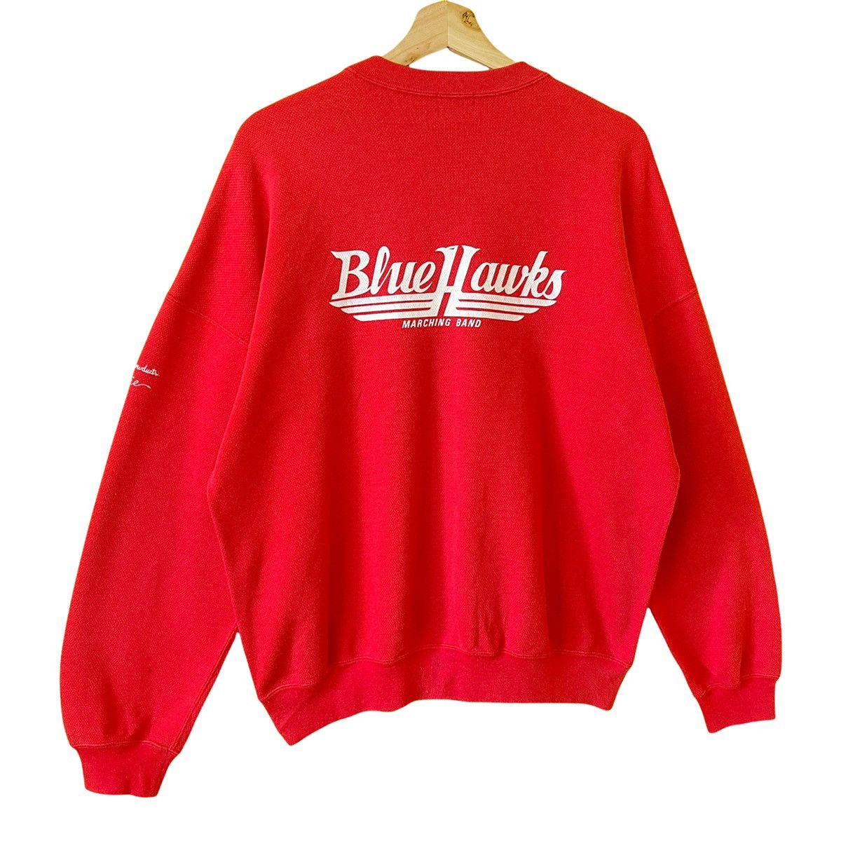 Champion × Japanese Brand 90s Blue Hawks By Champion Product Crewneck Sweatshirt Sz M Size US M / EU 48-50 / 2 - 2 Thumbnail