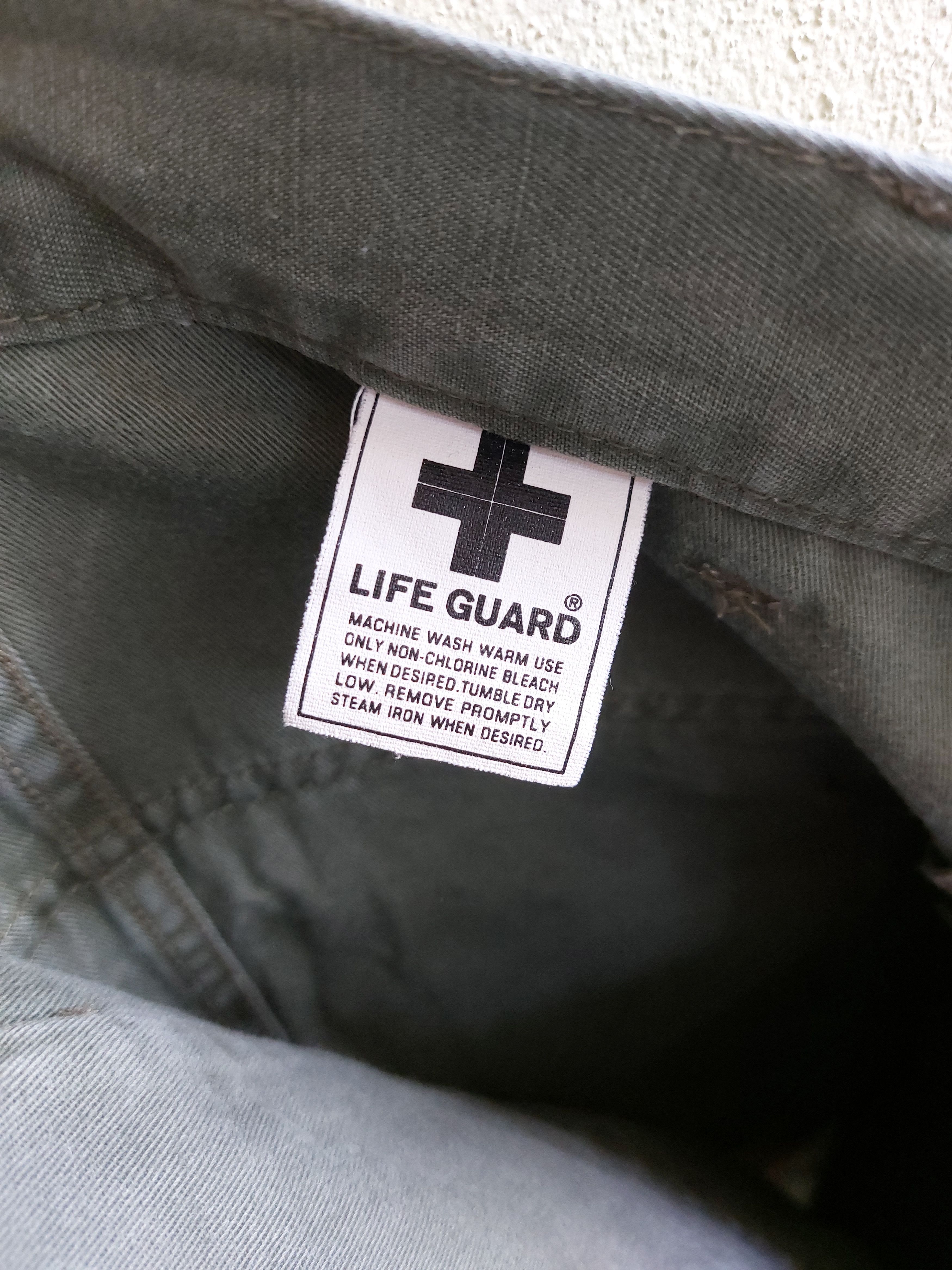 Japanese Brand LIFE GUARD styled army monkey short pants Size US 32 / EU 48 - 3 Thumbnail