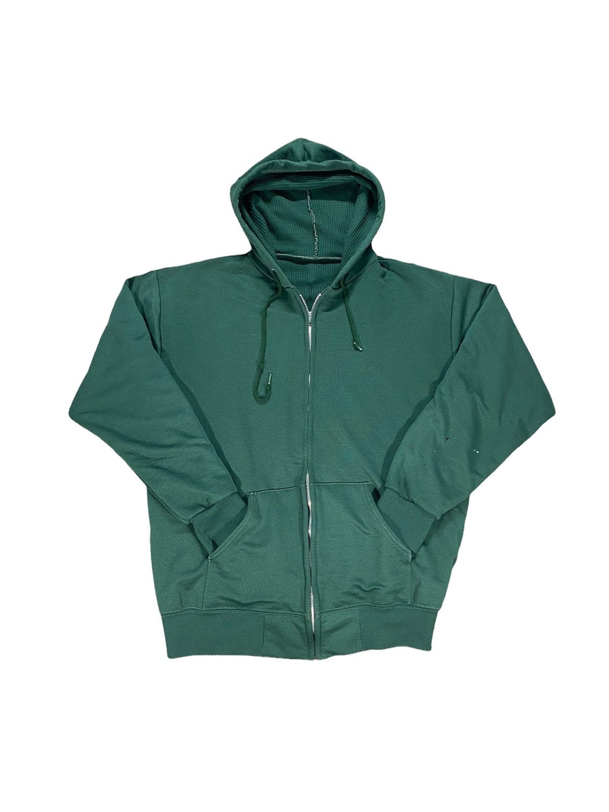Champion Vintage 80s Green Full Zip Hoodie Size US L / EU 52-54 / 3 - 1 Thumbnail