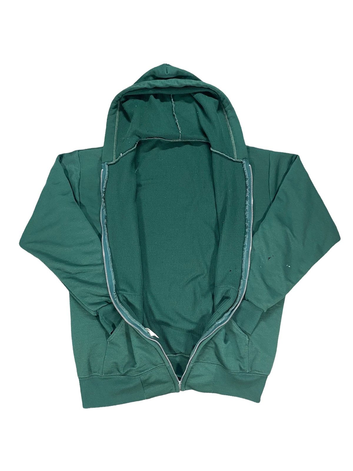 Champion Vintage 80s Green Full Zip Hoodie Size US L / EU 52-54 / 3 - 2 Thumbnail