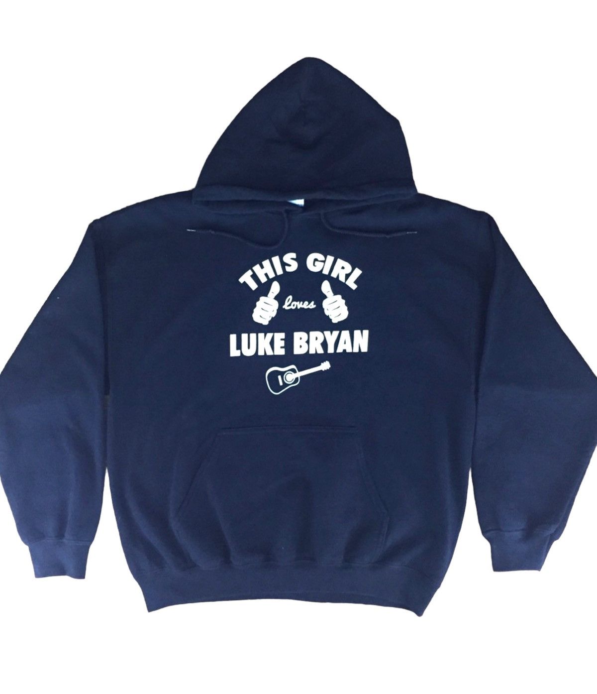 Band Tees Vintage Gildan Luke Bryan This Girl Spellout Hoodie Size US L / EU 52-54 / 3 - 1 Thumbnail