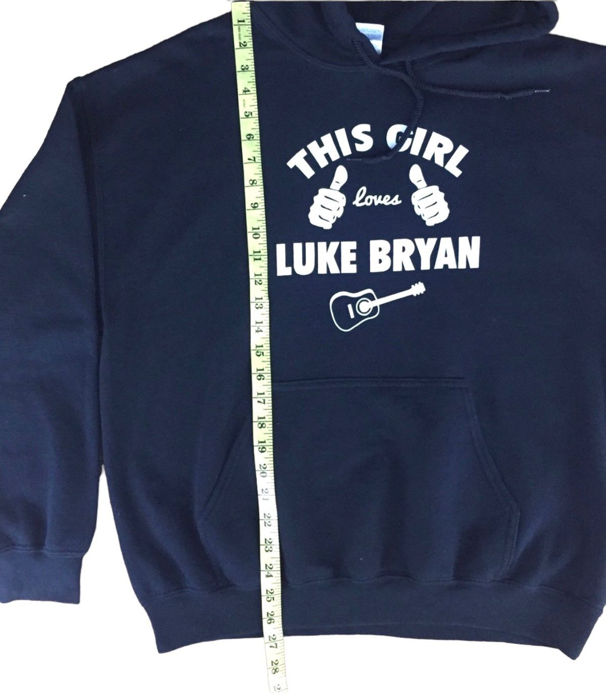 Band Tees Vintage Gildan Luke Bryan This Girl Spellout Hoodie Size US L / EU 52-54 / 3 - 3 Thumbnail