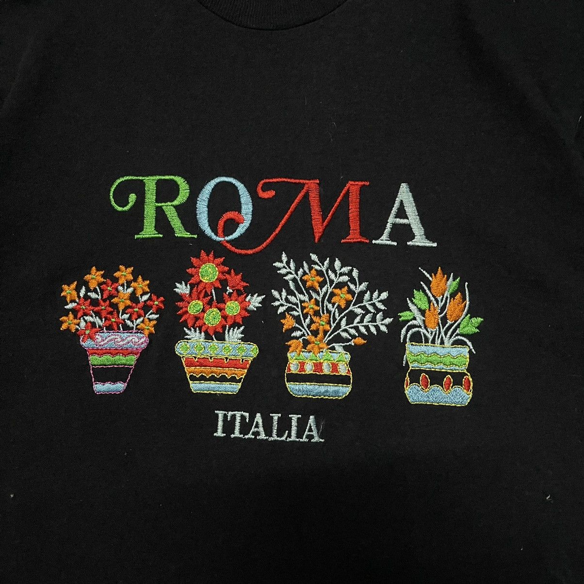 Japanese Brand 90’s Roma Italia Embroidery Spellout T-Shirt Size M Size US S / EU 44-46 / 1 - 5 Thumbnail