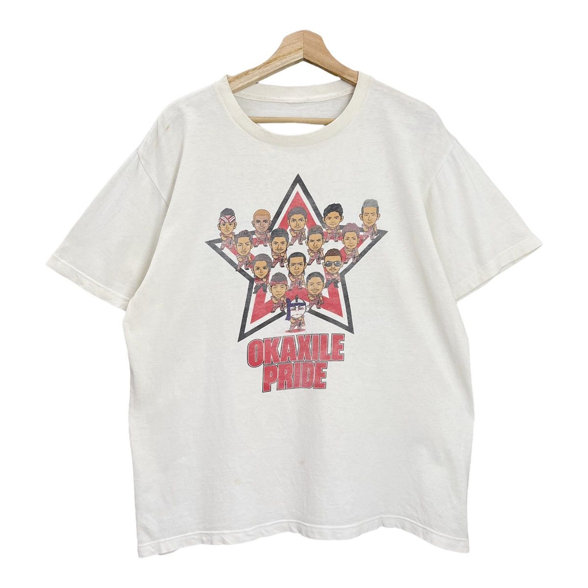 Japanese Brand × Vintage Vintage Okaxile Pride Big Logo Printed T Shirt Size M Size US M / EU 48-50 / 2 - 1 Thumbnail