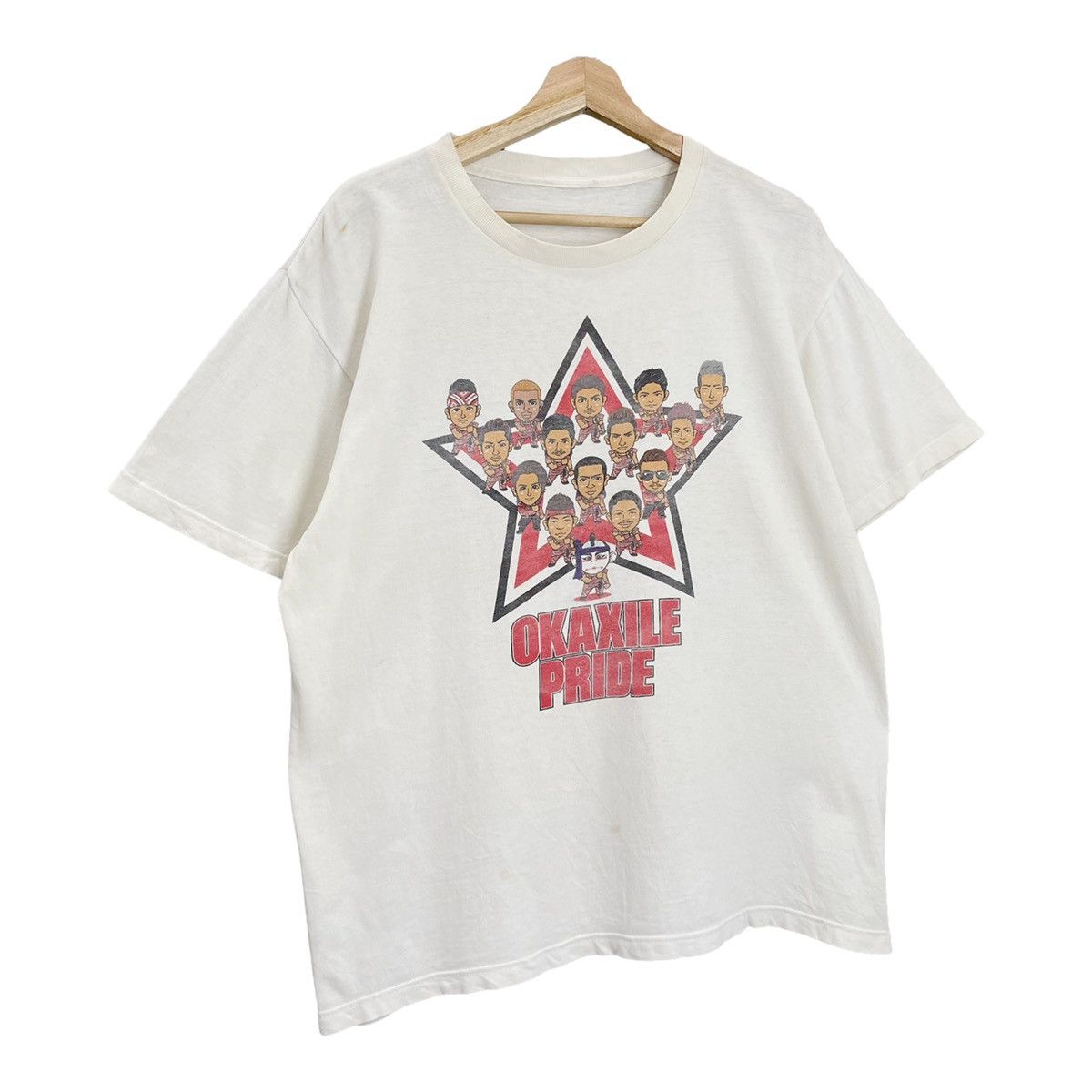 Japanese Brand × Vintage Vintage Okaxile Pride Big Logo Printed T Shirt Size M Size US M / EU 48-50 / 2 - 2 Thumbnail