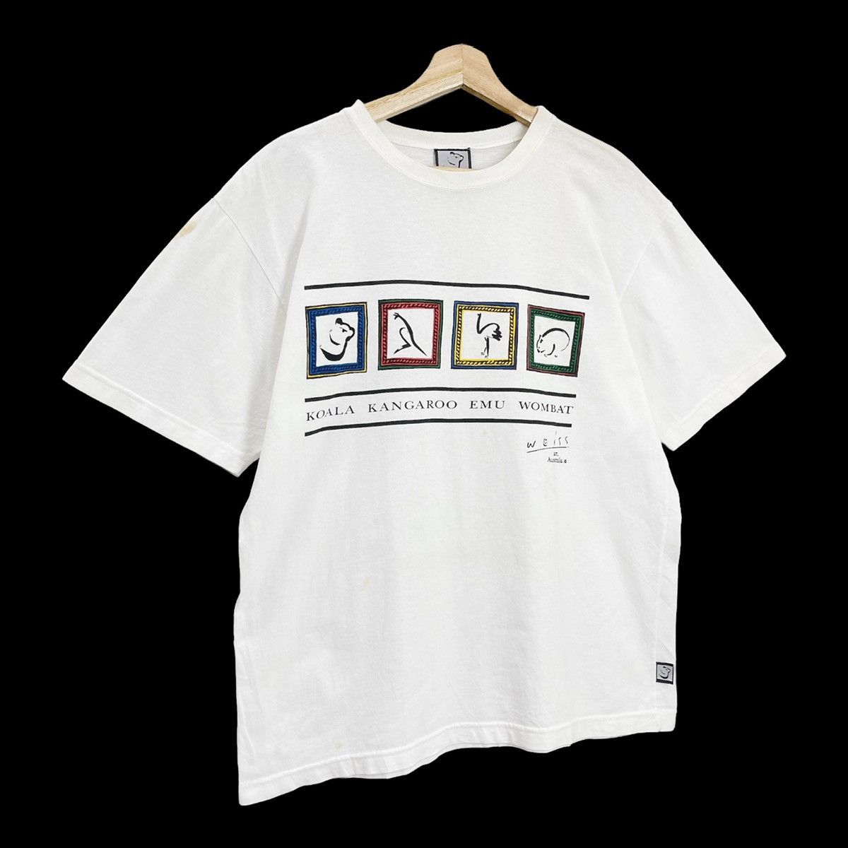 Vintage Vintage 90’s Weiss Art Australia Crewneck T-Shirt Size M Size US M / EU 48-50 / 2 - 2 Thumbnail